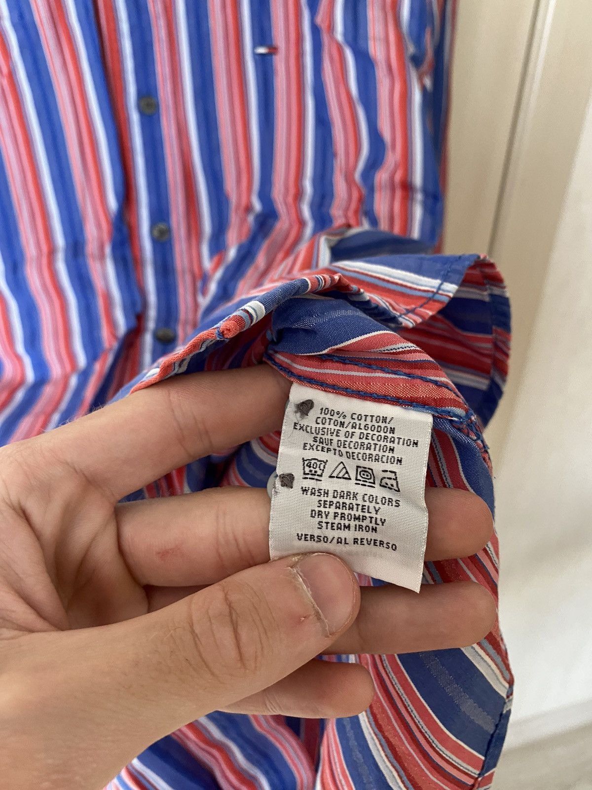 Tommy Hilfiger Vintage Tommy Hilfiger Shirt - Size L Size US L / EU 52-54 / 3 - 8 Thumbnail