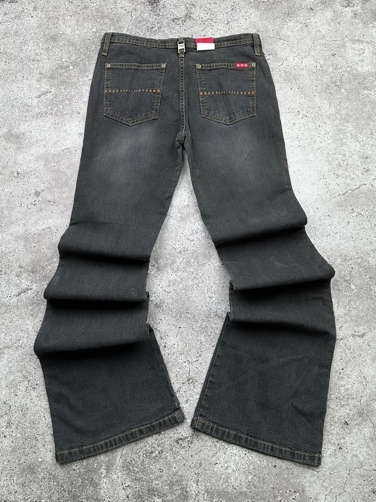 Vintage Vintage Faded Flare Jeans C53(V390) Size 26" / US 2 / IT 38 - 5 Thumbnail