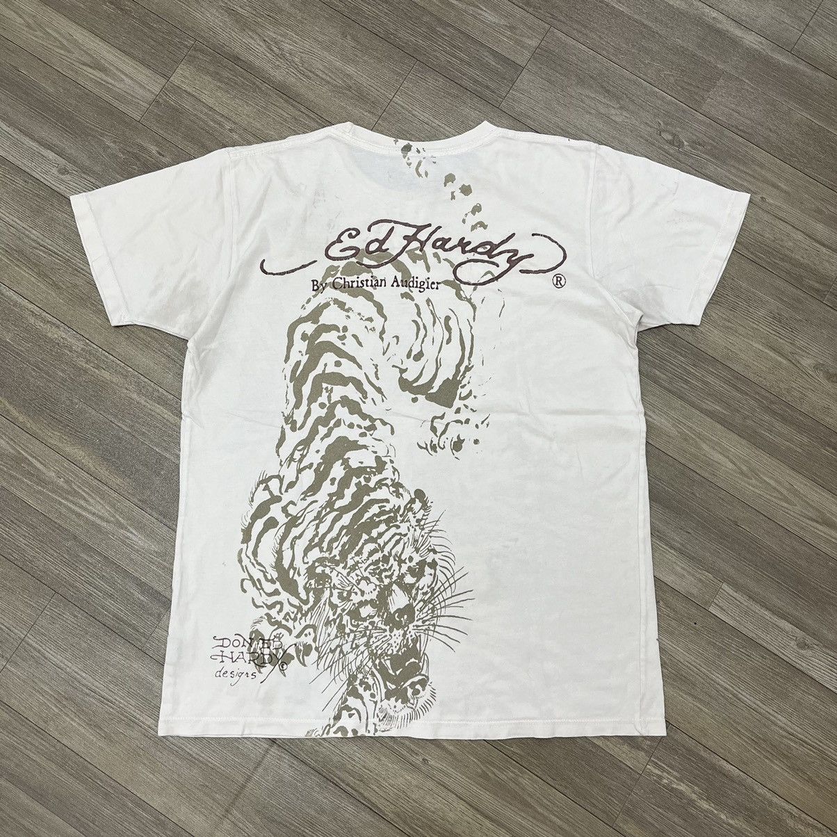 Christian Audigier × Ed Hardy Y2K Ed Hardy hy Christian Audigier Tiger Skull Tee Size US S / EU 44-46 / 1 - 13 Thumbnail