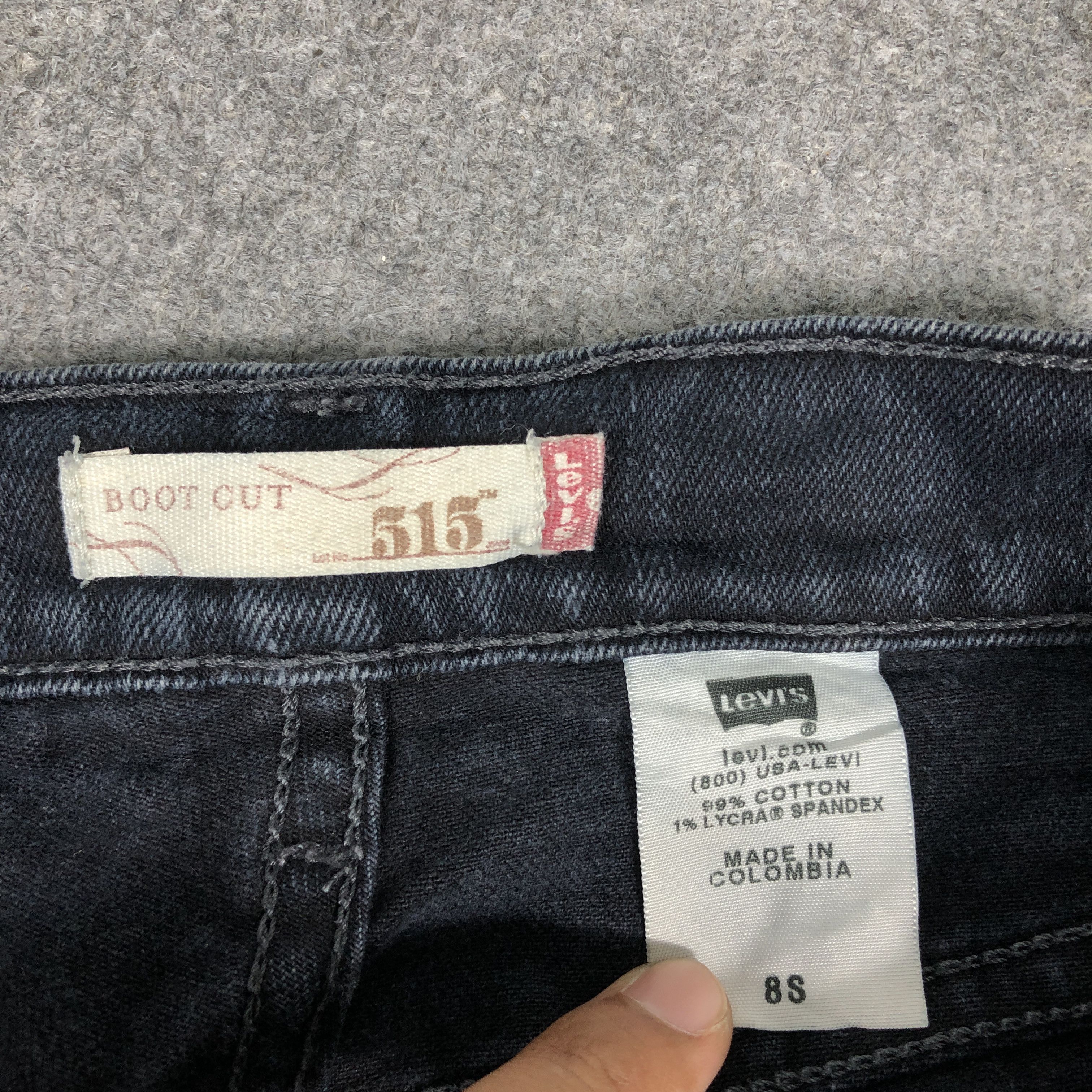 Levi's × Vintage Womens Vintage Levis 515 Jeans Flare Boot Cut L1092W Size 31" - 10 Thumbnail
