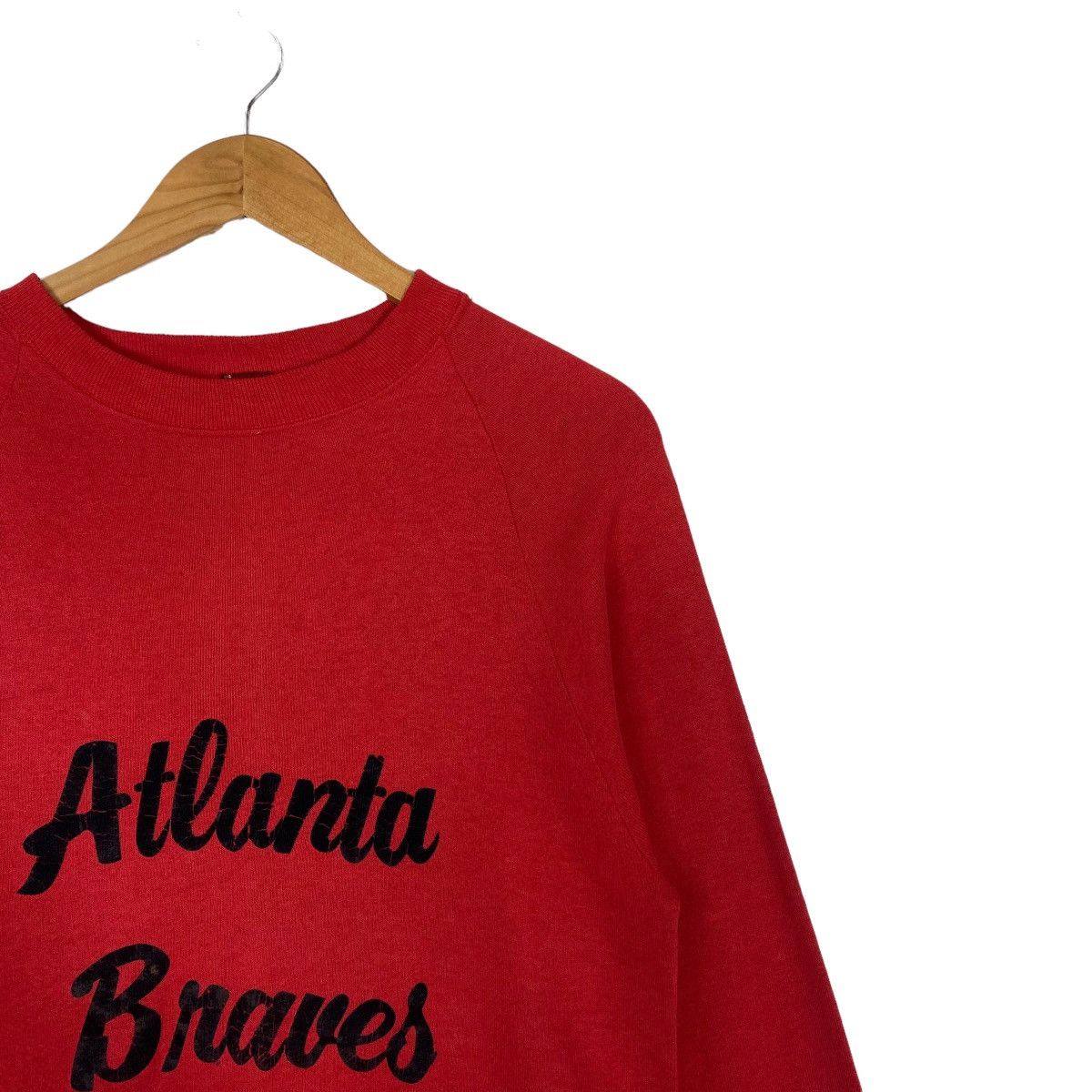 American Needle Vintage 90s Atlanta Bravers Big Logo Crewneck Sweatshirt Size US S / EU 44-46 / 1 - 6 Thumbnail