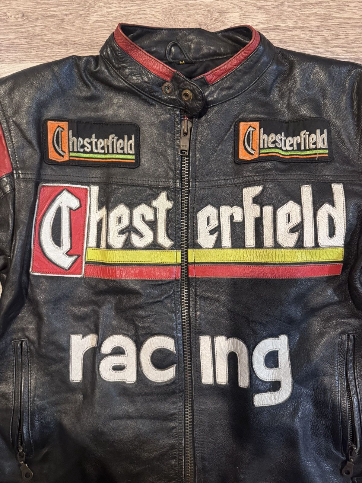 Other rare vintage Chesterfield racing/moto leather jacket Size US M / EU 48-50 / 2 - 3 Thumbnail