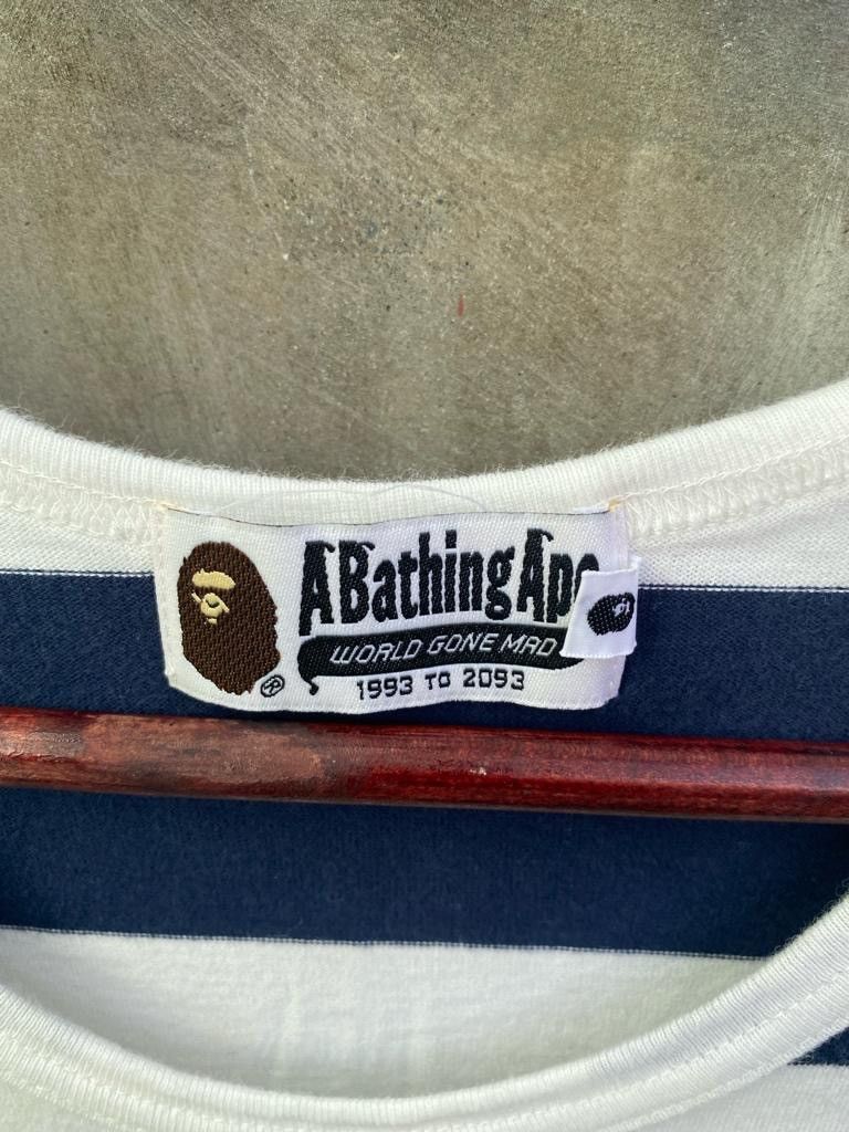 Bape Striped Tank Top Size US M / EU 48-50 / 2 - 7 Thumbnail