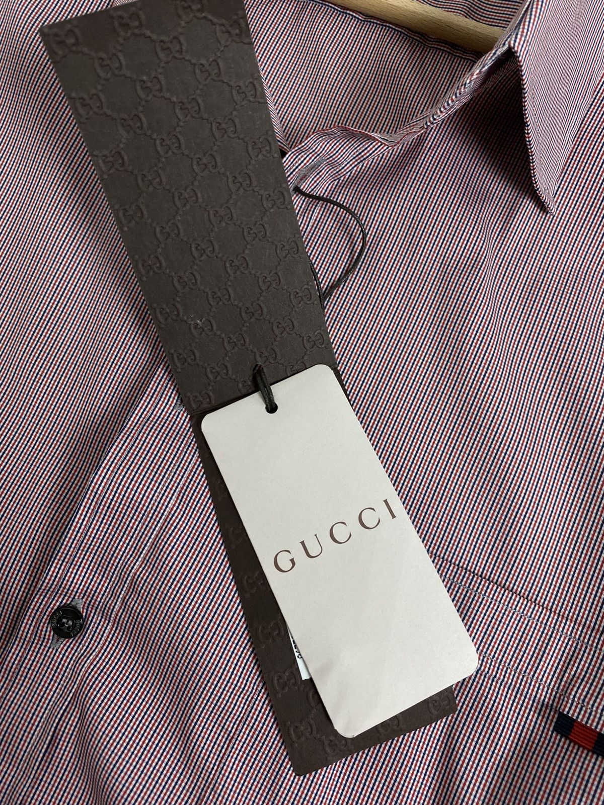 Gucci Gucci shirt size 43/17 Xl new Size US XL / EU 56 / 4 - 7 Thumbnail
