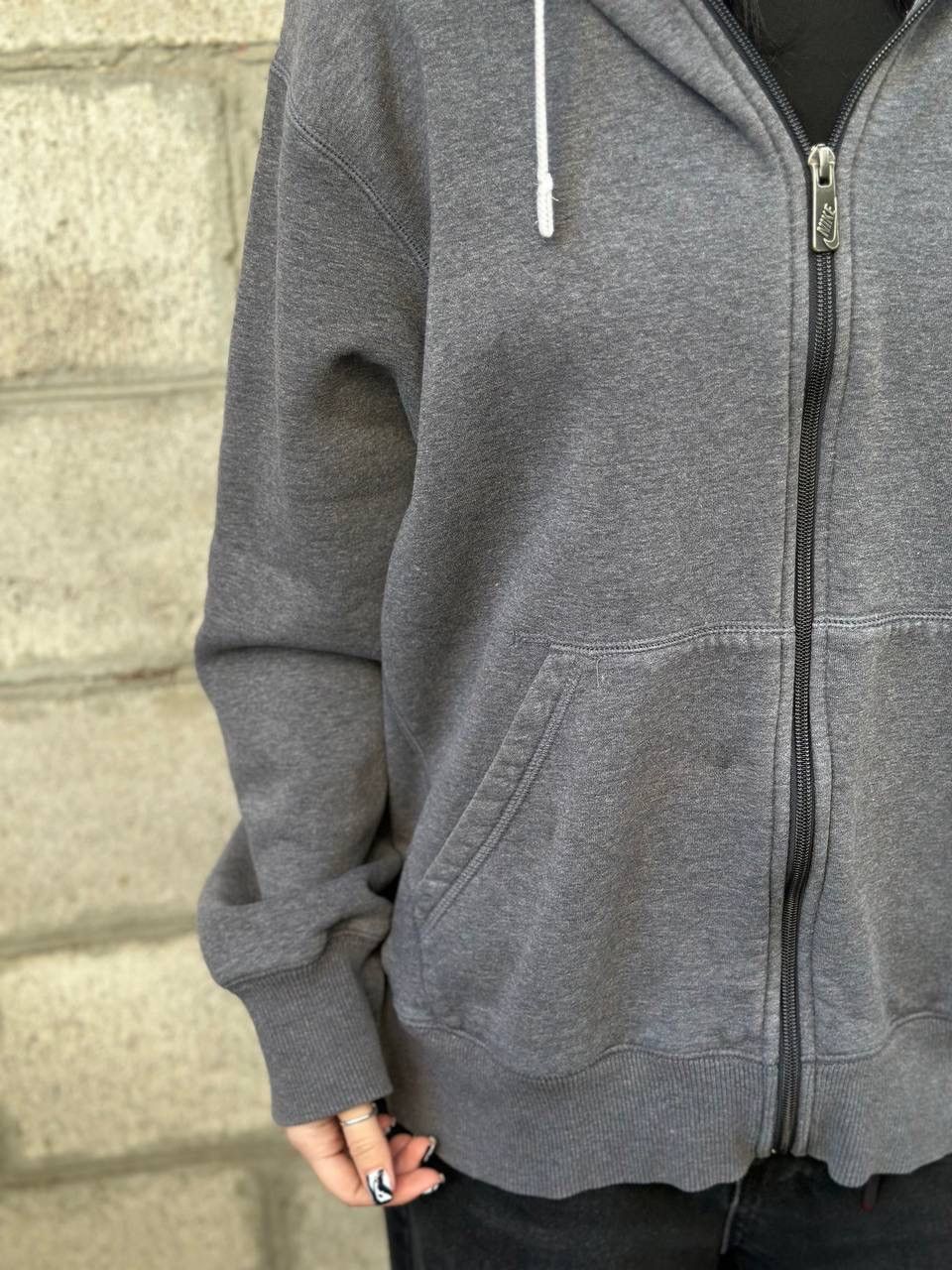Nike VTG Nike Zip Hoodie Small Logo Size XL Y2K 00s USA Hype Size US L / EU 52-54 / 3 - 4 Thumbnail