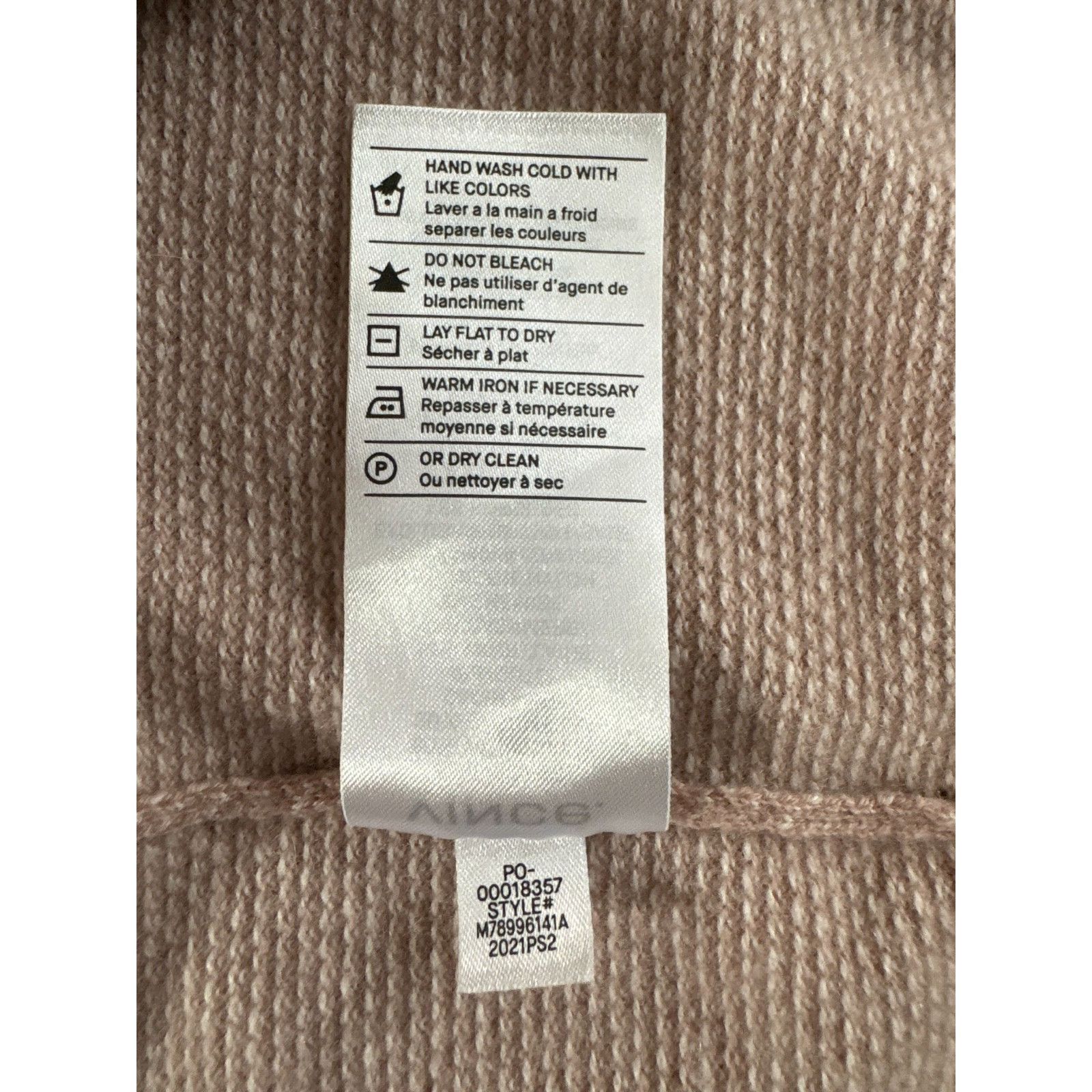 Vince Vince Henley Birdseye wool cashmere blend sweater size 2XL c Size US XXL / EU 58 / 5 - 7 Thumbnail