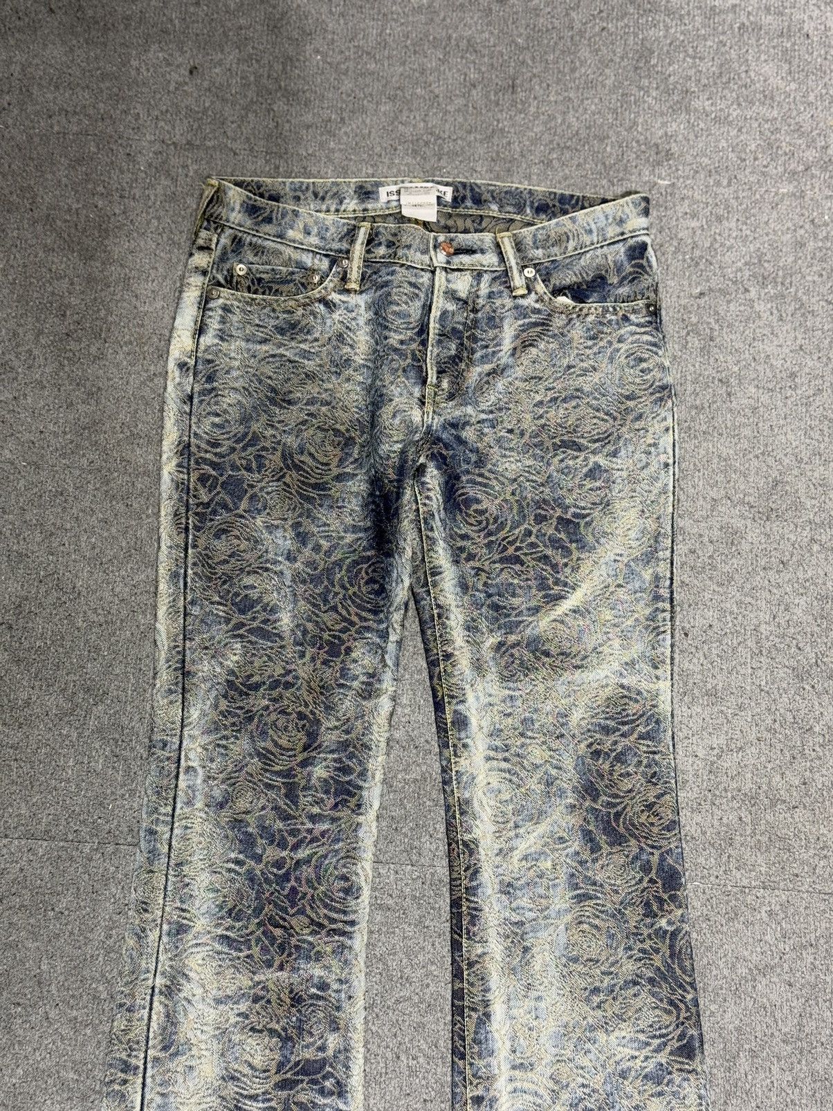 Issey Miyake Issey Miyake Rose Weave Denim Pants Size 30" / US 8 / IT 44 - 4 Thumbnail