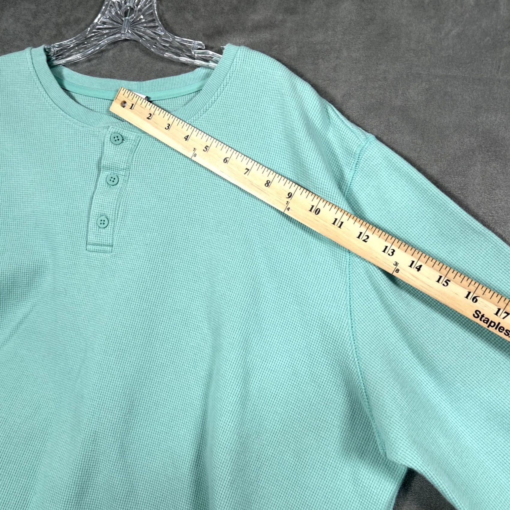 The North Face The North Face Henley Shirt Adult 3XL Mint Green Mens Size US XXL / EU 58 / 5 - 7 Thumbnail