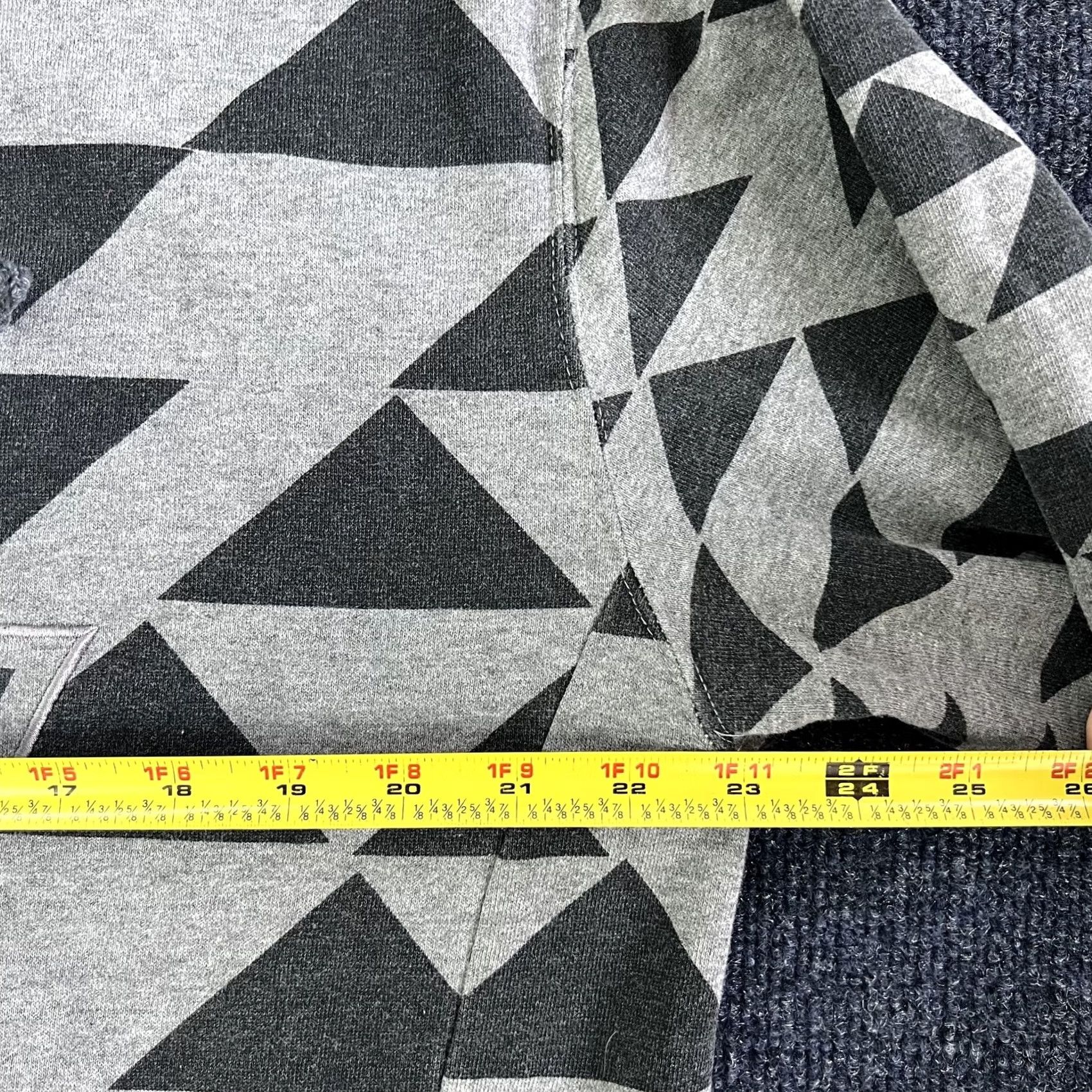 Industrie VINTAGE One Industries Shirt Mens M Gray Y2K Hoodie Full Zip Fleece Geometric Sweatshirt Moto Size US M / EU 48-50 / 2 - 6 Thumbnail