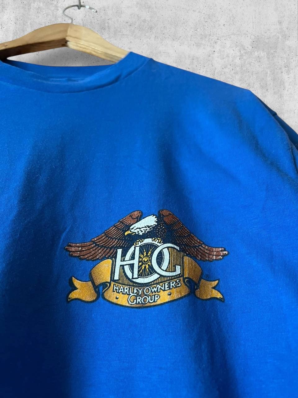 Harley Davidson HARLEY DAVIDSON 1992 hog rally bike vintage tee t shirt Size US L / EU 52-54 / 3 - 5 Thumbnail