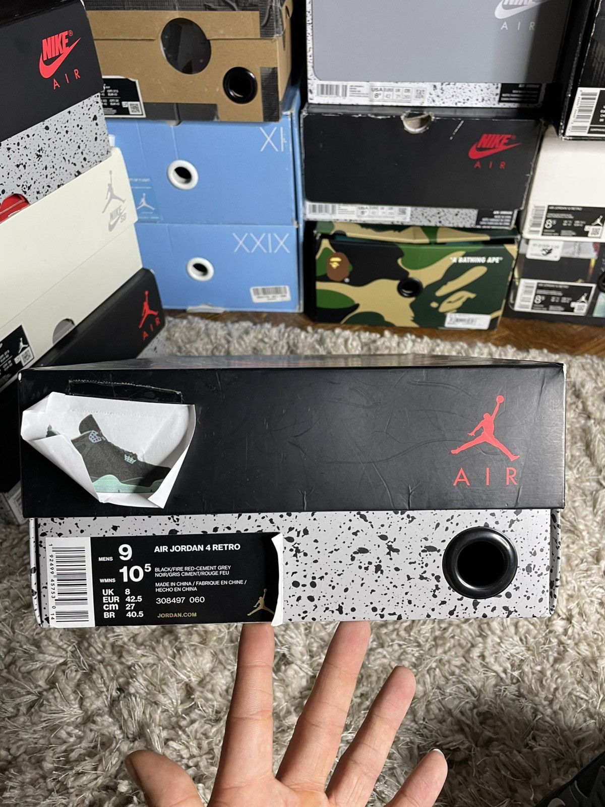 Jordan Brand Jordan 4 Bred Size US 9 / EU 42 - 11 Thumbnail