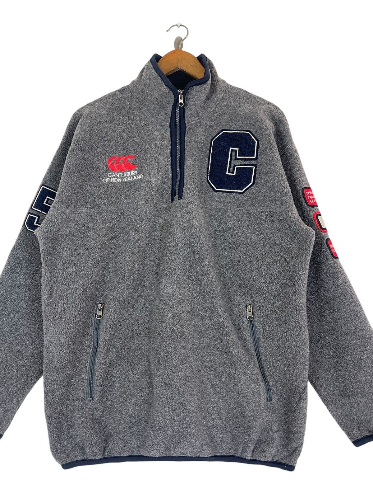 Canterbury of New Zealand × Vintage CANTERBURY OF NEW ZEALAND FLEECE HALF ZIPPER JACKET Size US M / EU 48-50 / 2 - 2 Thumbnail
