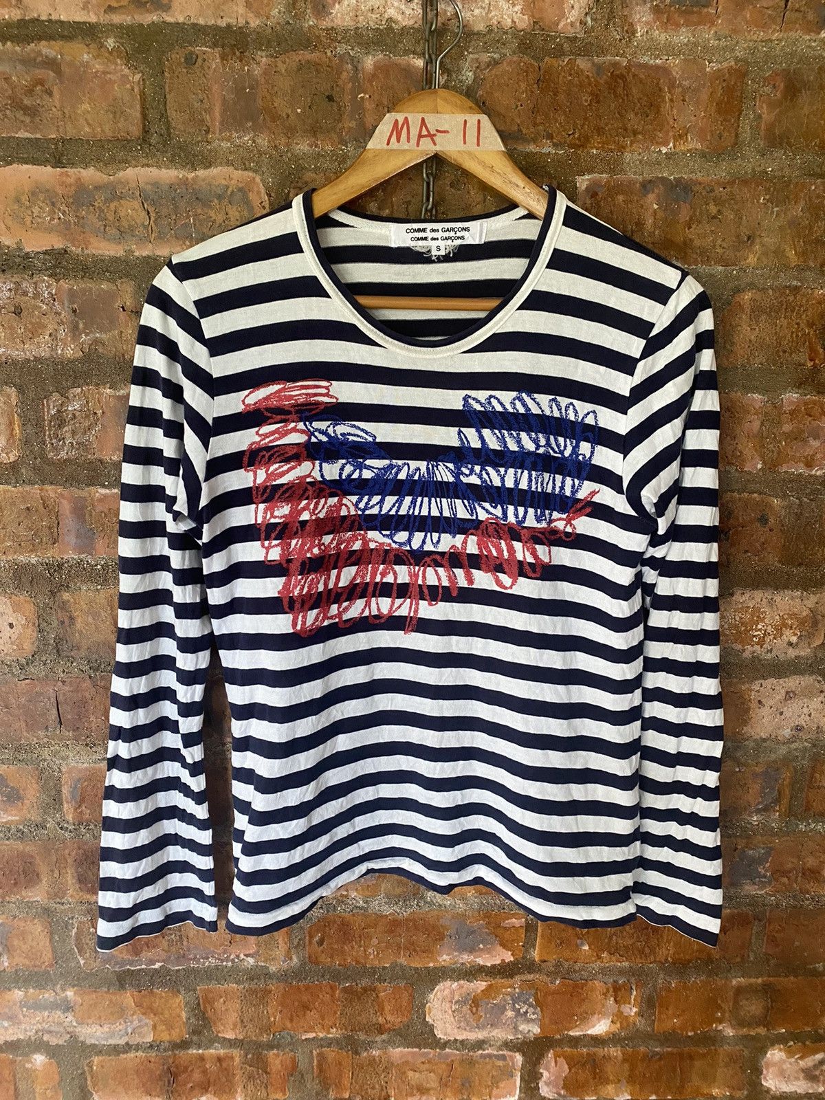 Comme des Garcons SS13 Cdg stripe abstract ls Size US S / EU 44-46 / 1 - 2 Thumbnail