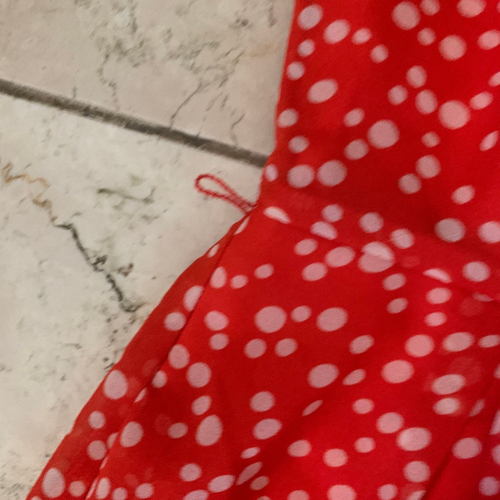 Anthropologie Anthropologie Hi There Karen Walker 6 Dress Red Polka Dot Size M / US 6-8 / IT 42-44 - 11 Thumbnail