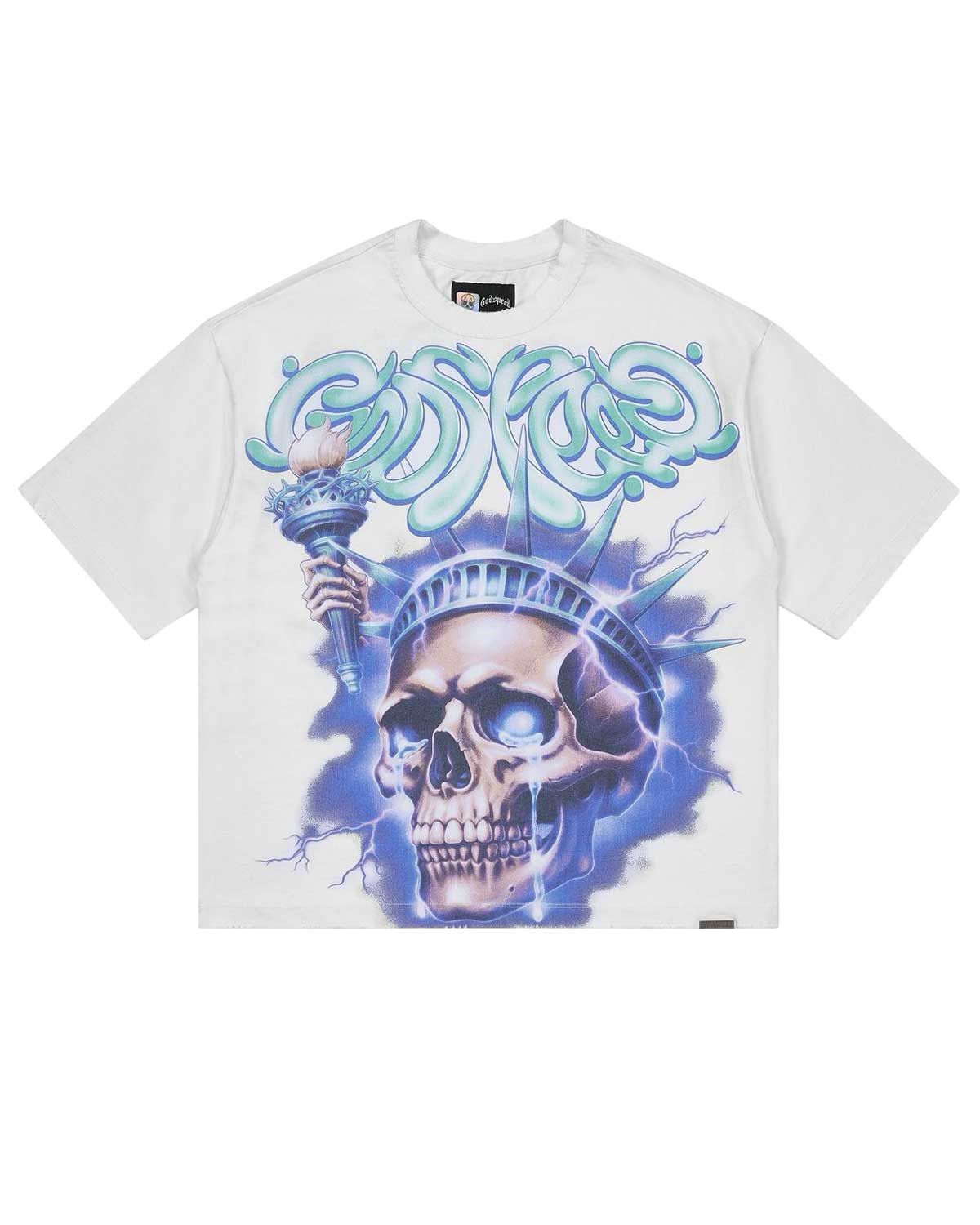 Godspeed Liberty Tears Tee Snow Size US S / EU 44-46 / 1 - 1 Thumbnail