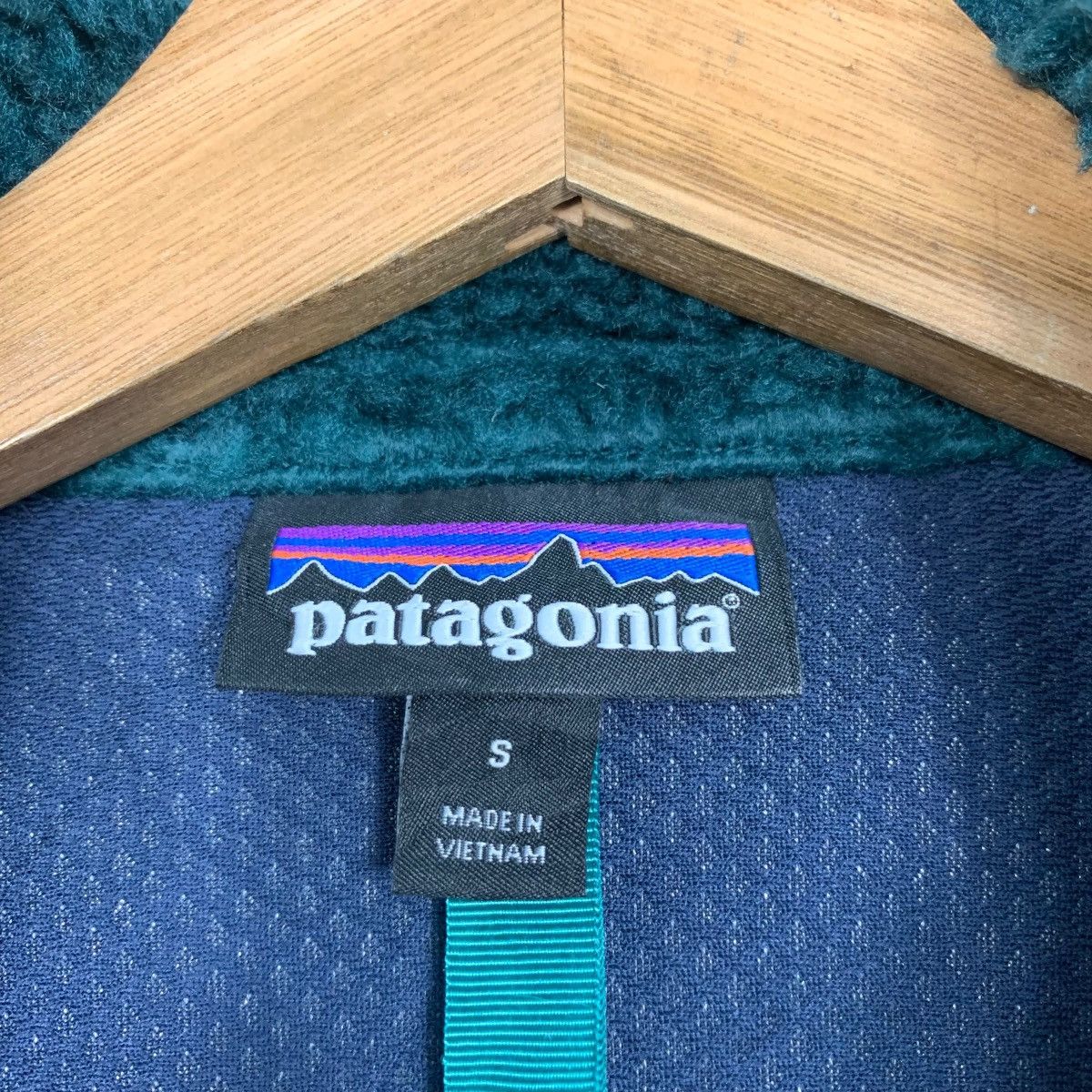 Patagonia PATAGONIA Deep Pile Turtleneck Green Fleece Jacket 2465-C111 Size US S / EU 44-46 / 1 - 15 Thumbnail