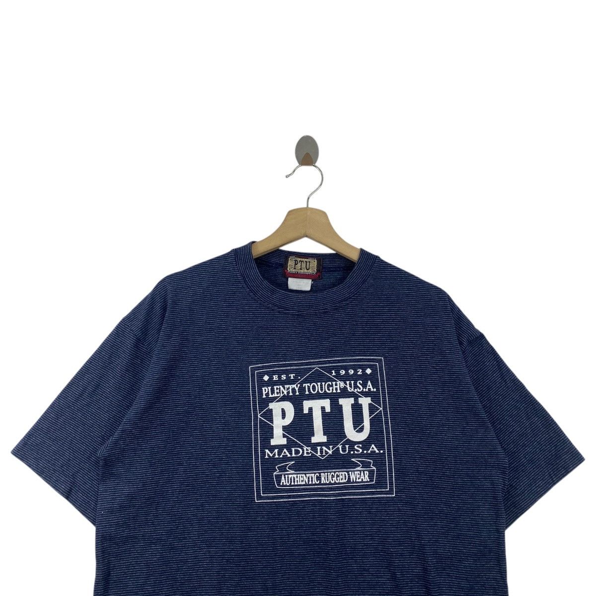 Vintage Vintage PLENTY TOUGH USA Authentic Rugged Wear Brand Print Size US M / EU 48-50 / 2 - 2 Thumbnail