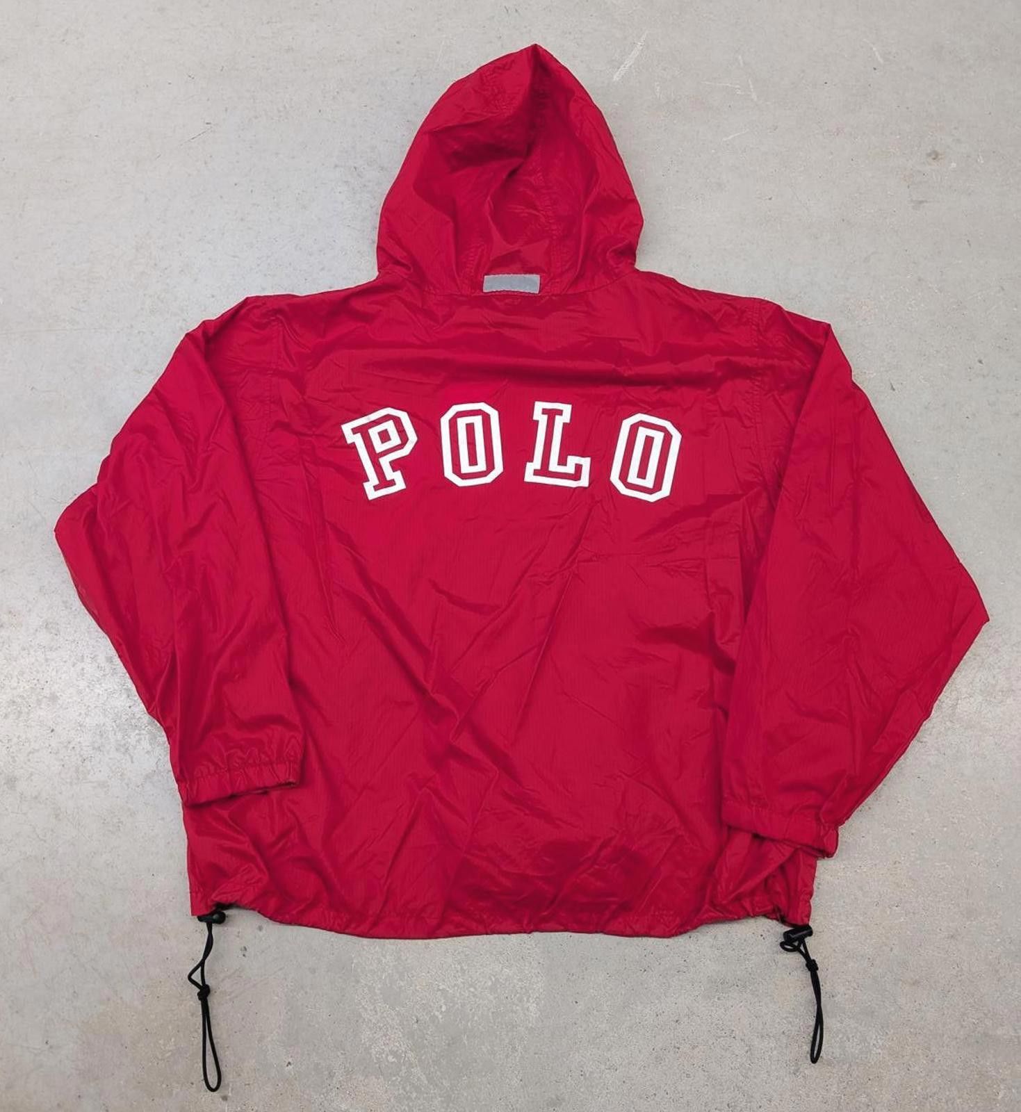 Other Vintage Polo Sport Red Script Light windbreaker jacket Size US M / EU 48-50 / 2 - 1 Thumbnail