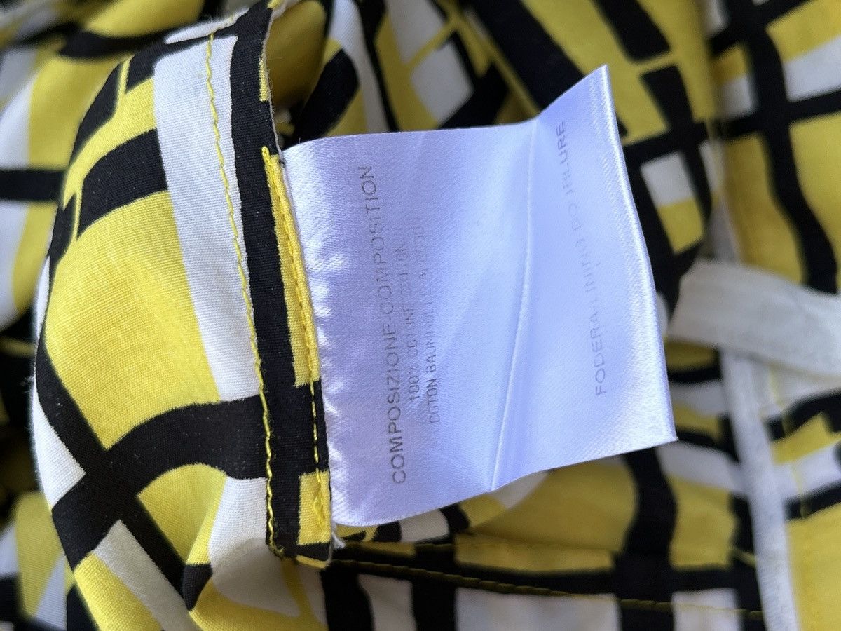 Gucci 00s Vintage Gucci Plaid Checkered Midi Skirt In Yellow 40 Size 27" / US 4 / IT 40 - 12 Thumbnail