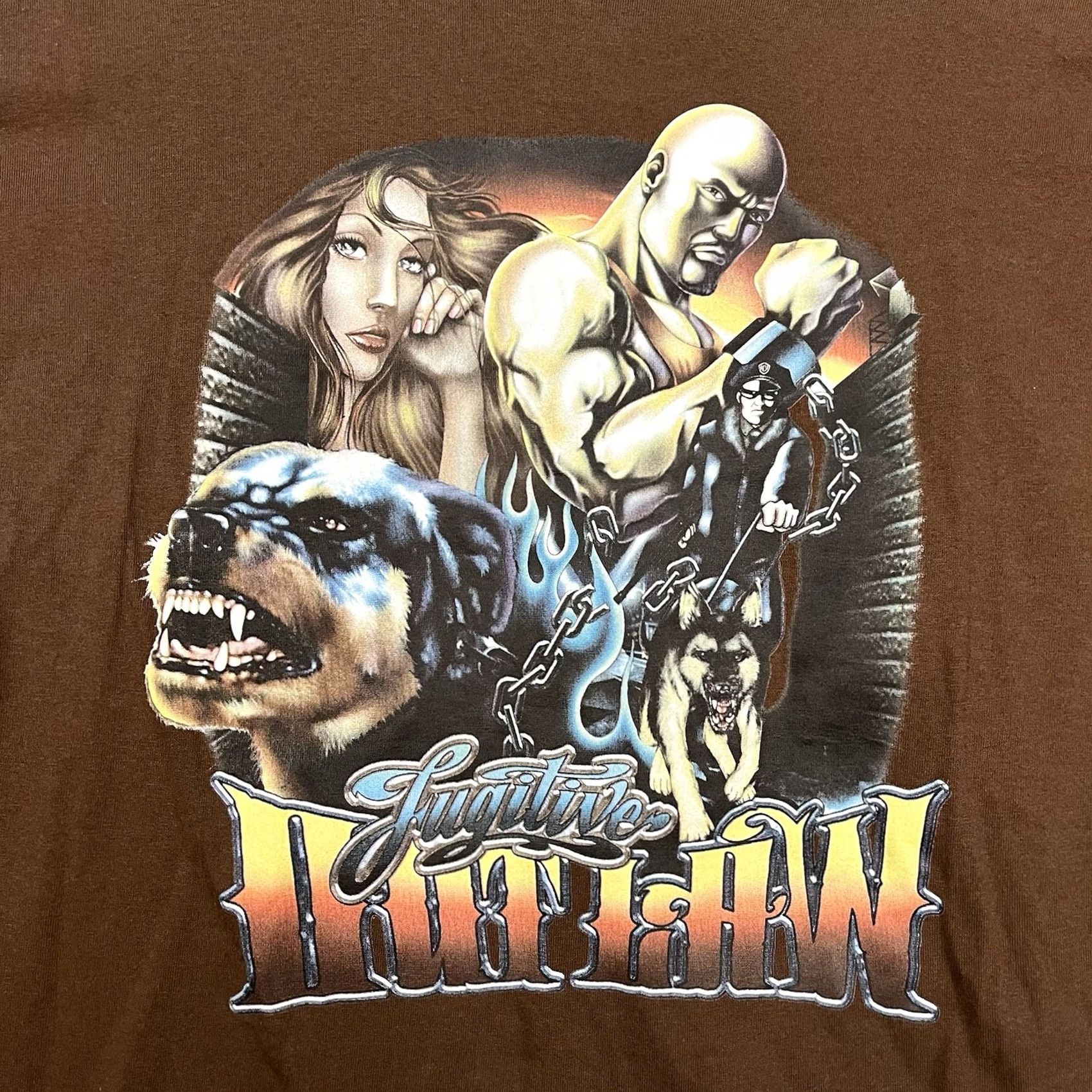 Vintage VINTAGE AZTEC Lowrider Cholo Homies Graphic T Shirt Large Brown 90s Chicano Size US L / EU 52-54 / 3 - 2 Thumbnail