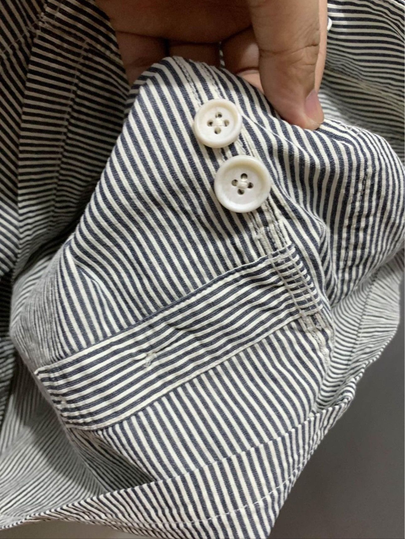 Engineered Garments Engineered garments cardigan jacket seersucker Size US XS / EU 42 / 0 - 6 Thumbnail