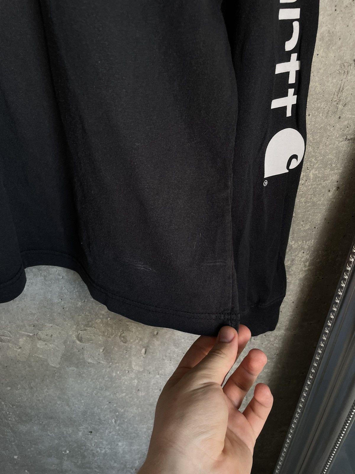 Carhartt Vintage Carhartt Faded Longsleeve Big Logo Workwear Y2k Size US L / EU 52-54 / 3 - 6 Thumbnail