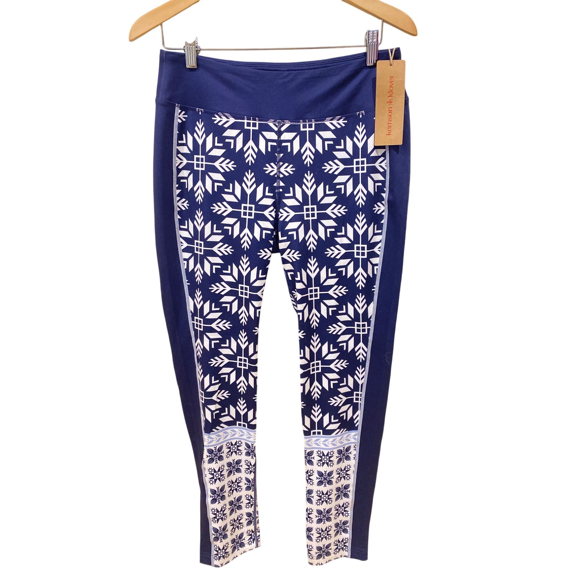 Designer Krimson Klover Nordic Snowflake Legging Base Layer Bottom W' Size 32" / US 10 / IT 46 - 1 Thumbnail
