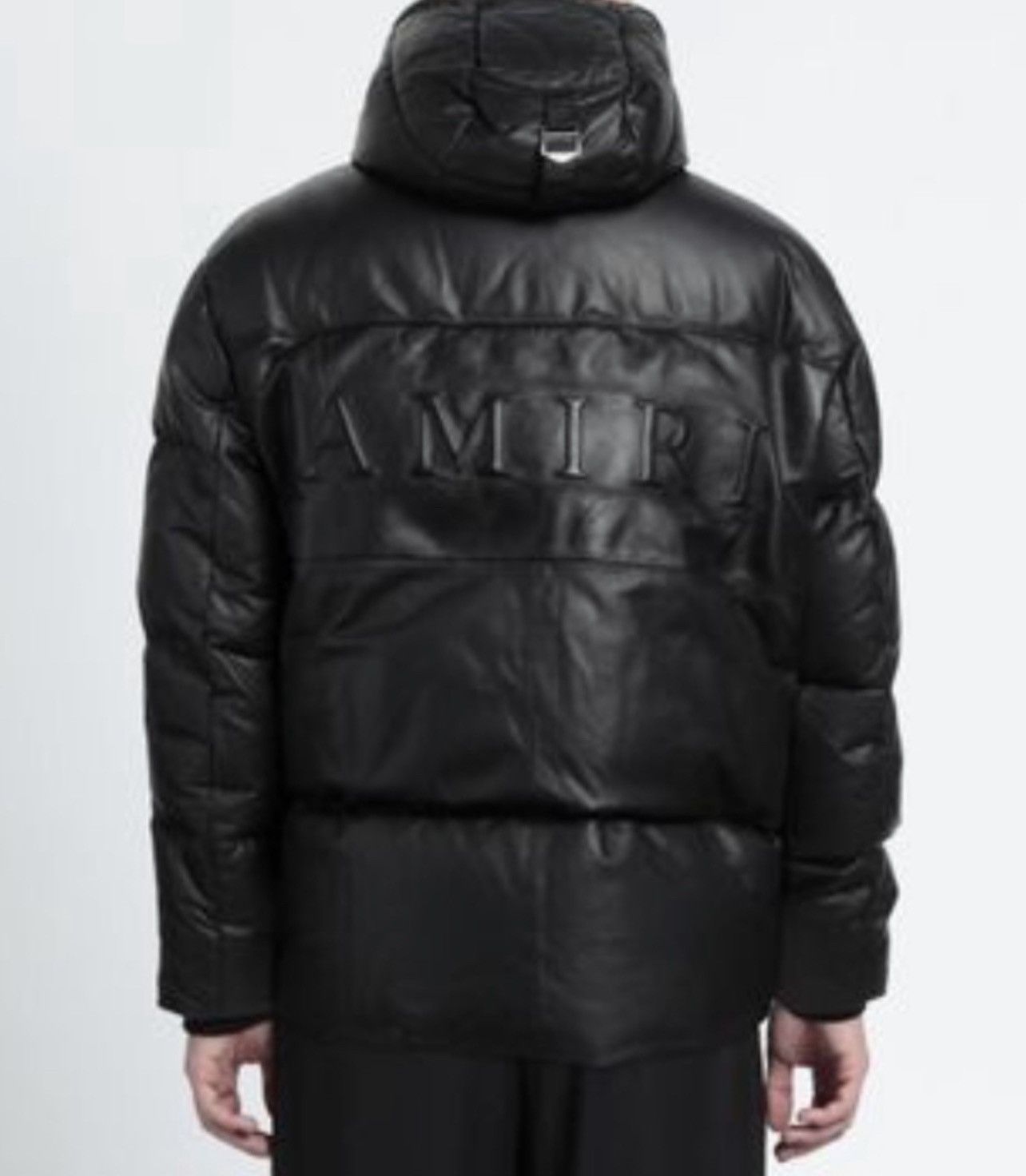 Amiri Amiri leather down Puffa jacket Size US L / EU 52-54 / 3 - 21 Thumbnail
