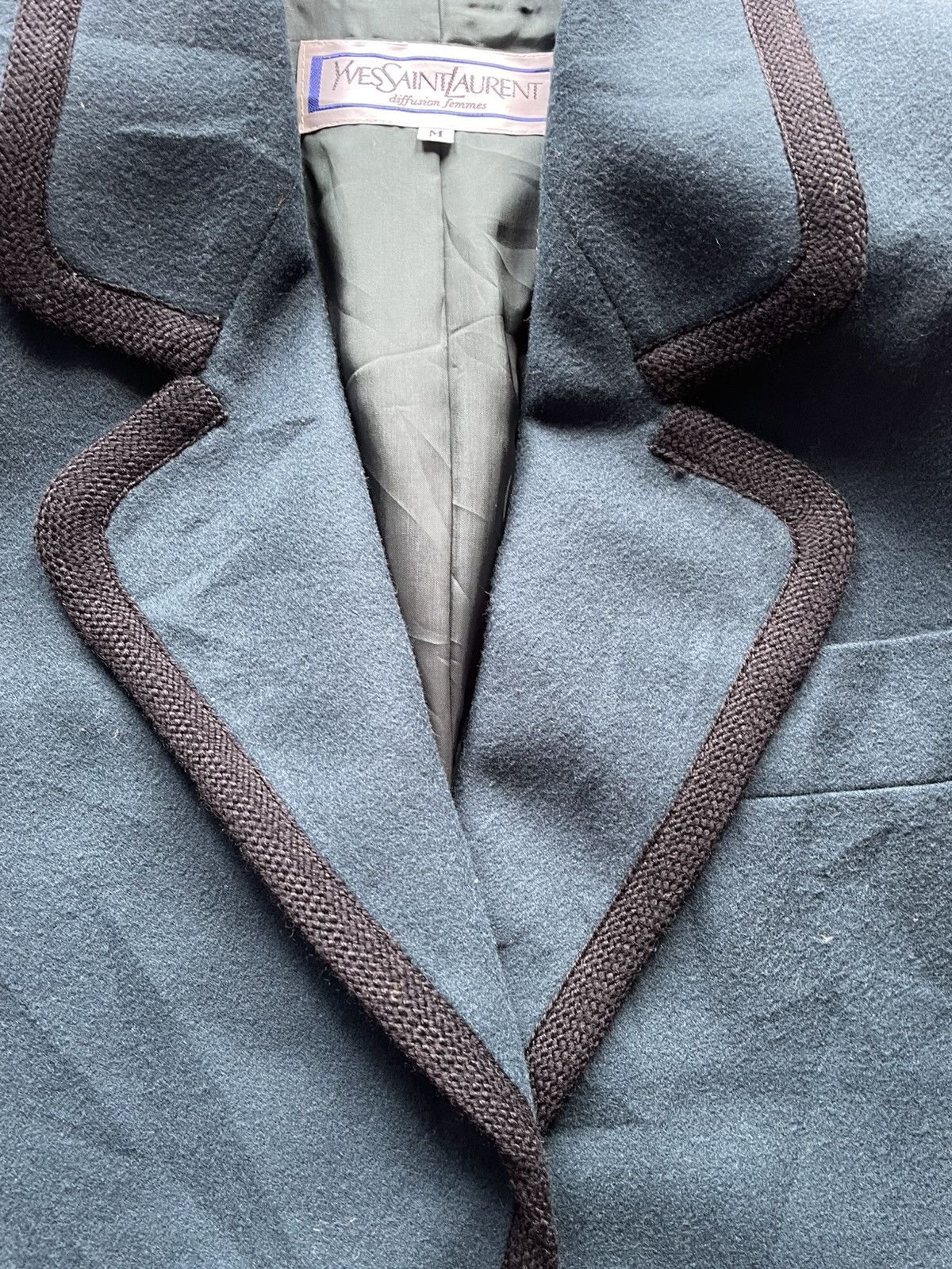 Yves Saint Laurent Yves Saint Laurent Diffusion Femmes Frog Closures Jacket Size M / US 6-8 / IT 42-44 - 5 Thumbnail