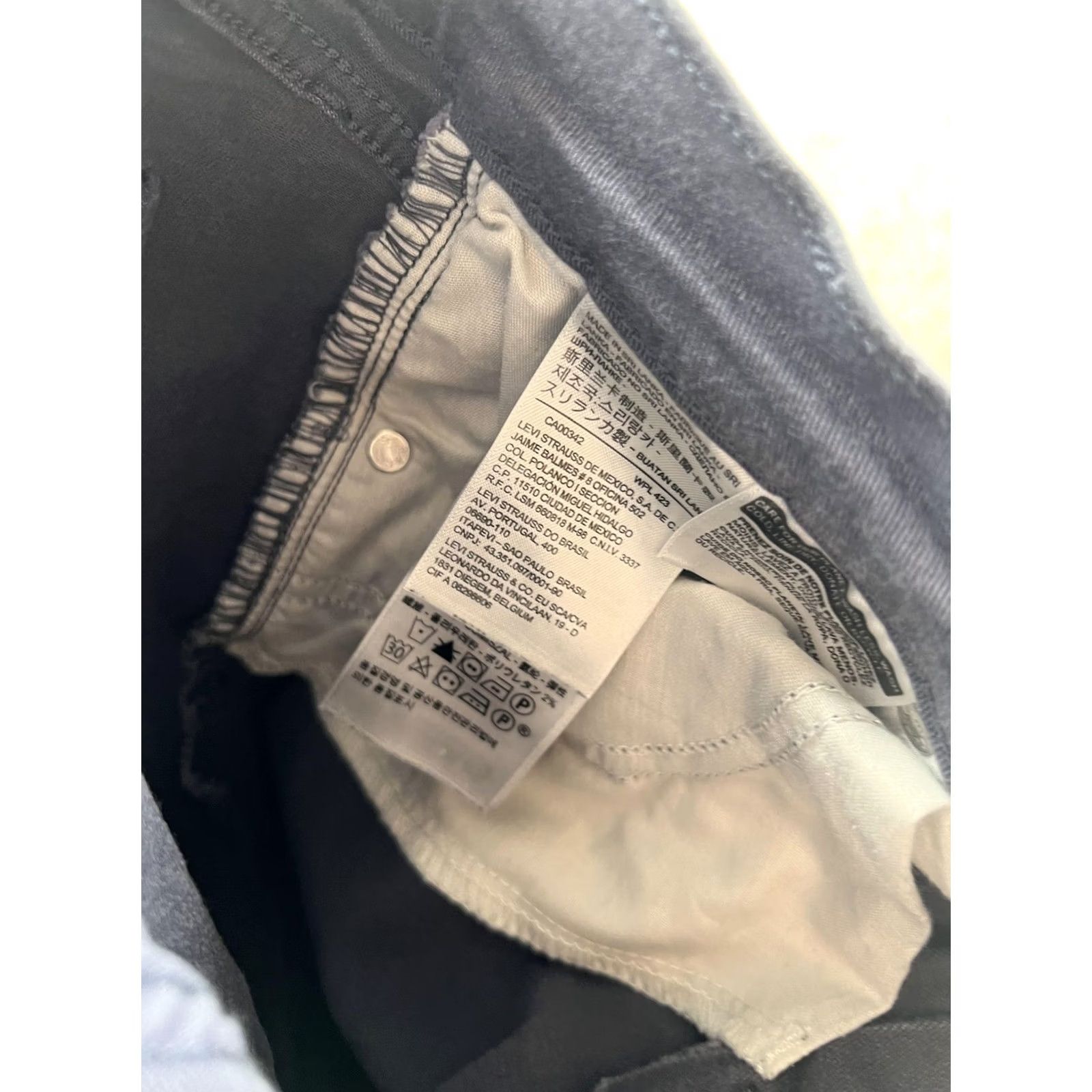Levi's Levis 505 Jeans Mens 32x30 Blue Regular Fit Straight Denim Dark Wash Casual - Men - 32x30 - Dark Blue - 505 Straight - Zip - Cotton - Regular Size US 31 - 3 Thumbnail