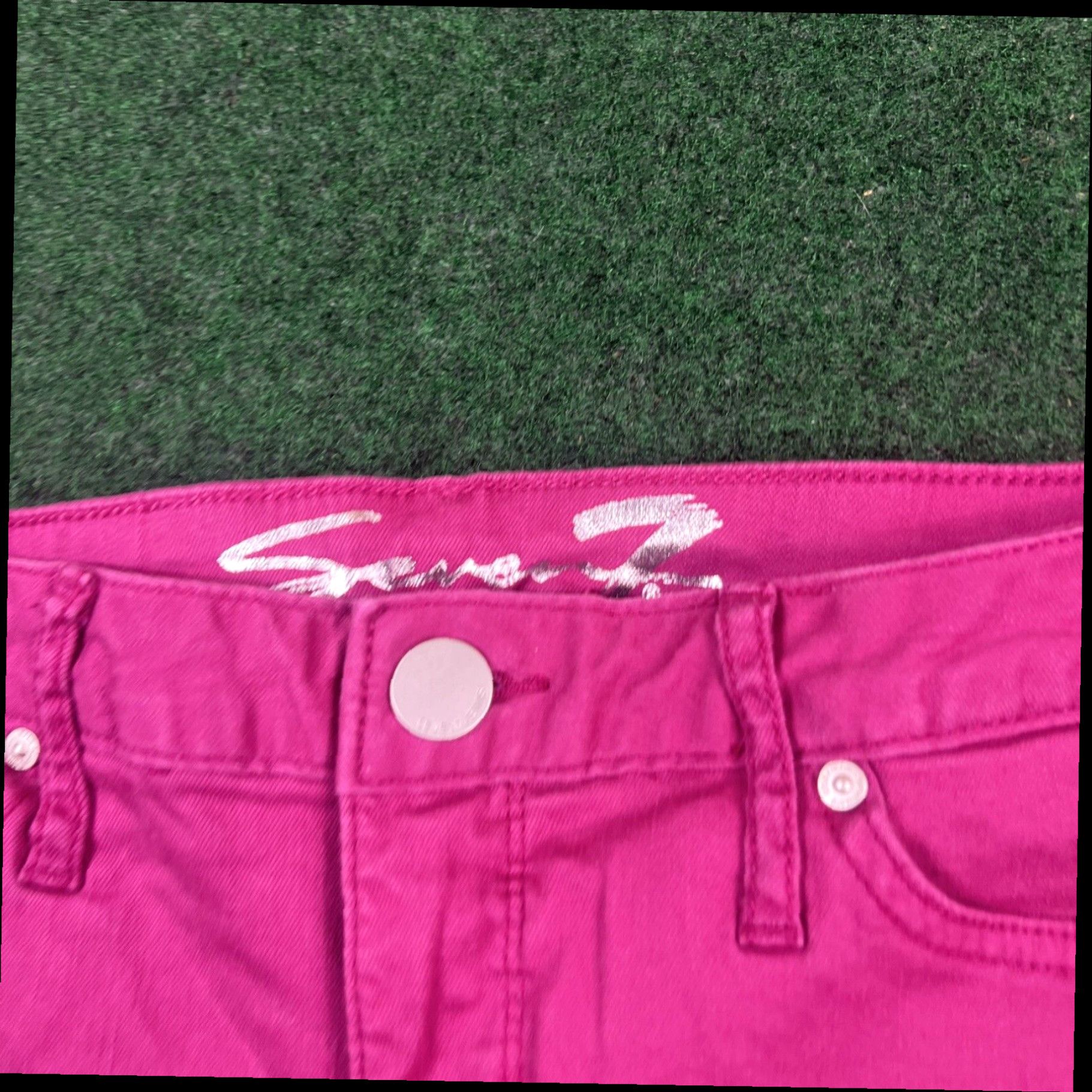 Vintage Seven7 Shorts Womens Size 4 Pink Bermuda Shorts Measures 28 Size 27" / US 4 / IT 40 - 4 Thumbnail
