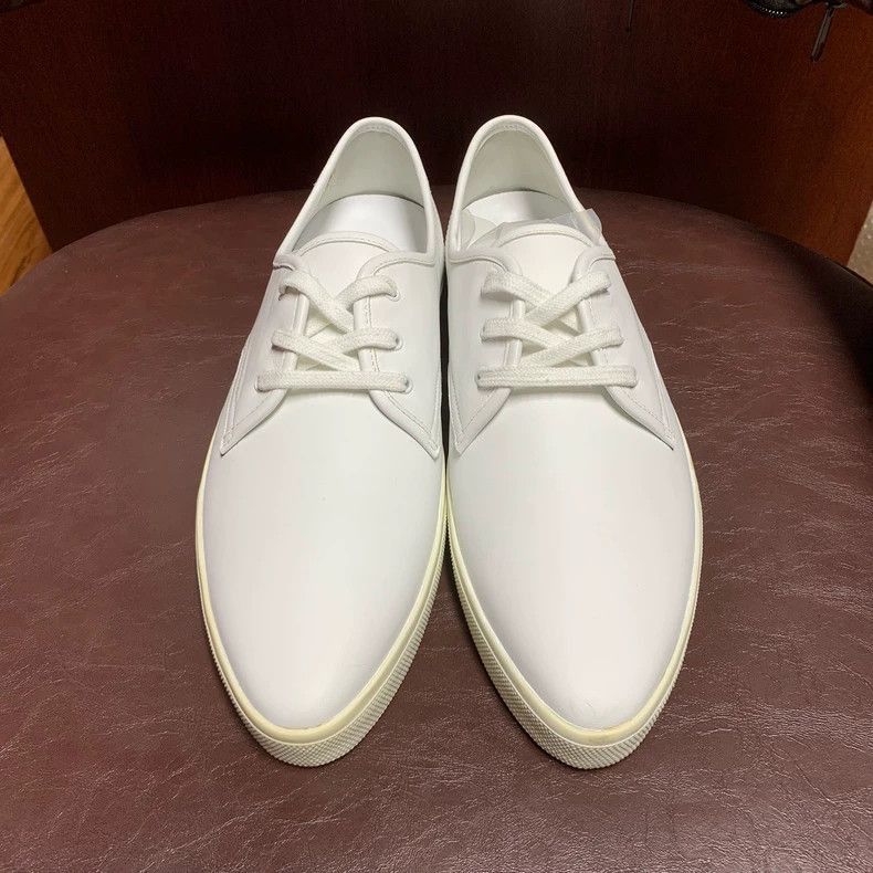 Celine Celine White Leather Casual Sneakers Size 41 Size US 9.5 / IT 39.5 - 3 Thumbnail