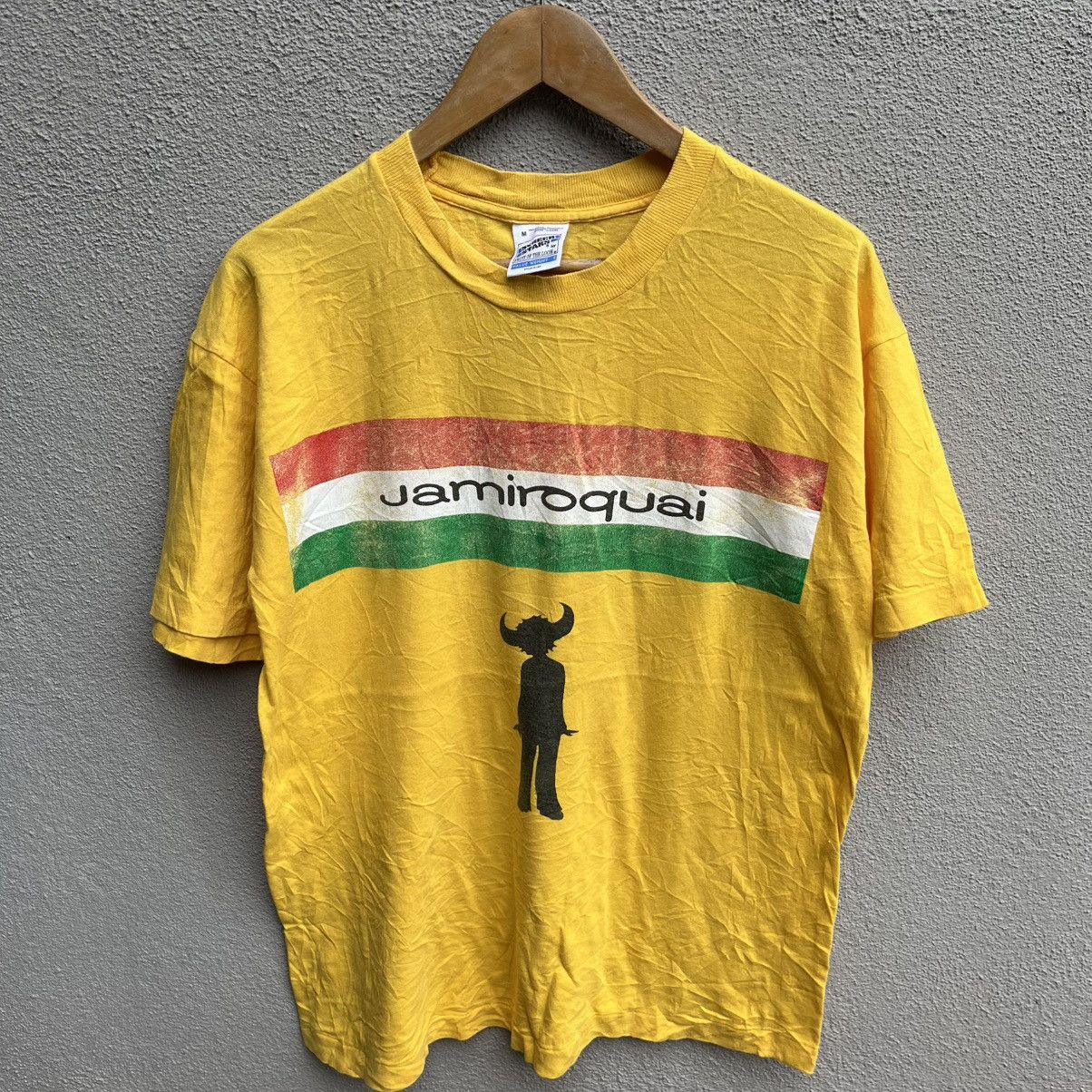 Band Tees Vintage 90s JAMIROQUAI band tee acid jazz funk Size US M / EU 48-50 / 2 - 2 Thumbnail
