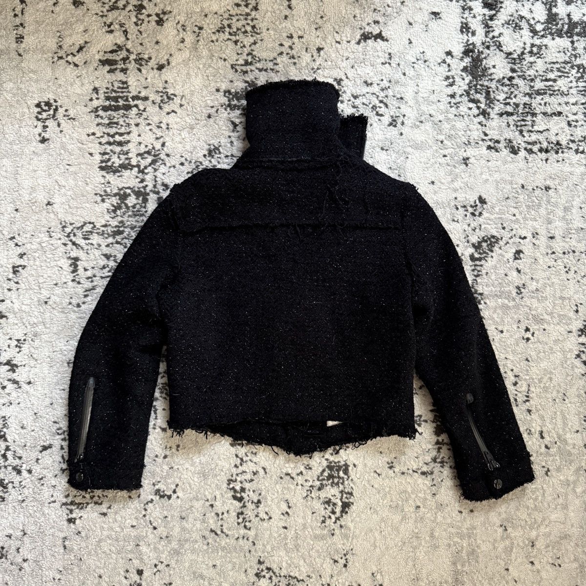 Dsquared2 Dsquared2 Distressed Wool Zip Up Jacket Size M / US 6-8 / IT 42-44 - 8 Thumbnail