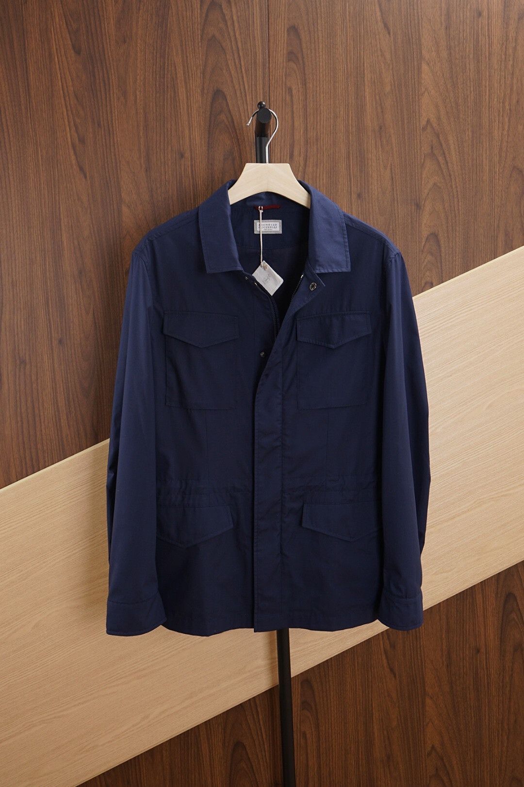 Brunello Cucinelli Brunello Cucinelli Men's Jacket in Navy Size US M / EU 48-50 / 2 - 1 Thumbnail