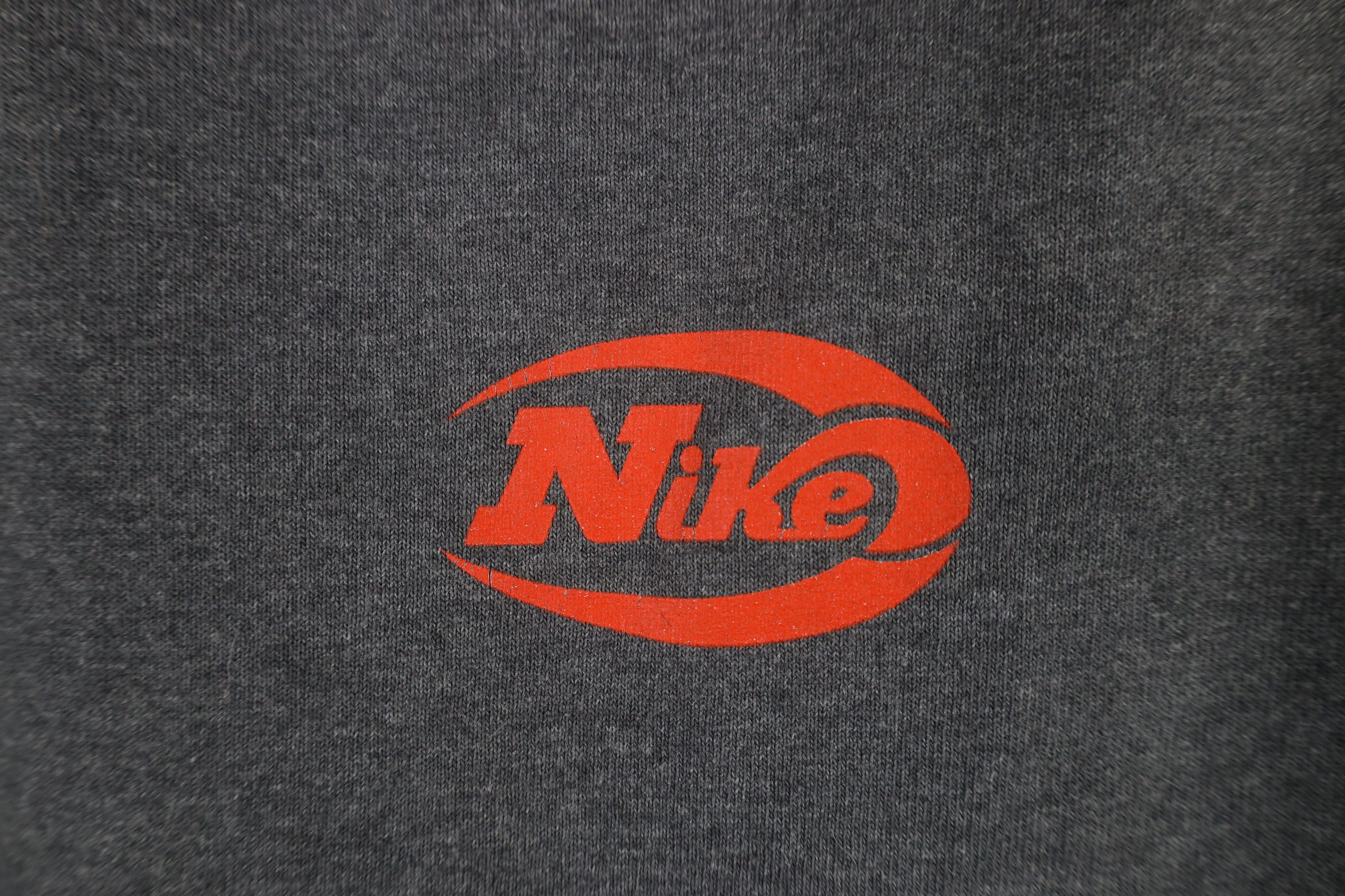 Nike × Vintage Vintage 90s Y2K Nike Racing Flag Long Sleeve T-Shirt USA Size US XL / EU 56 / 4 - 7 Thumbnail