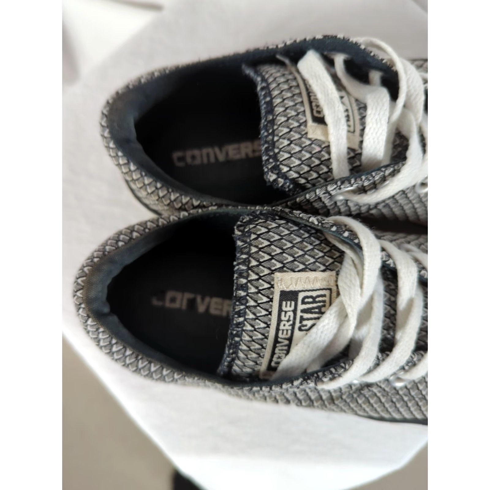 Converse Converse All Star Madison Ox Sneakers Womens 8 Black White Geometric Synthetic Lace-Up Low Top Multicolor Pattern 556831F Size US 8 / IT 38 - 8 Thumbnail
