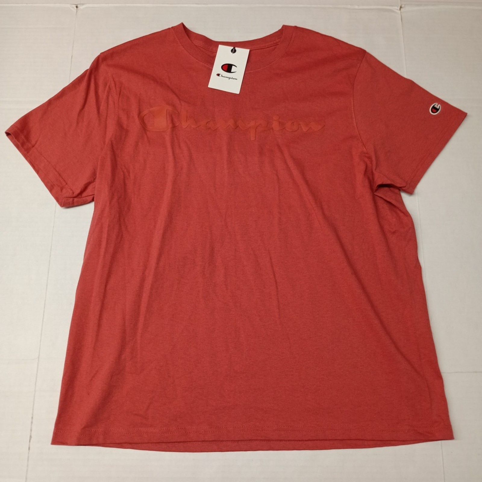 Champion Champion Classic Graphic Tee T-Shirt Men's L Picante Pink Size US L / EU 52-54 / 3 - 1 Thumbnail