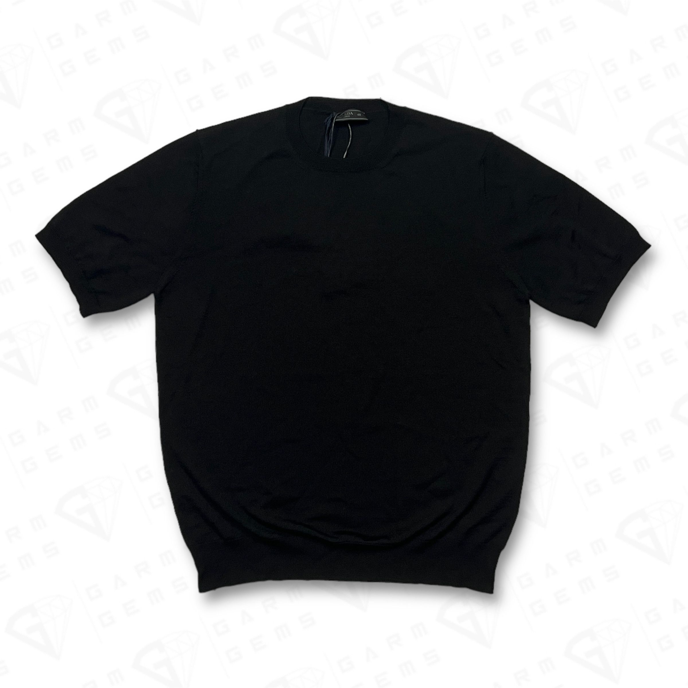 Prada Prada Plain Wool Knit T-Shirt Size US M / EU 48-50 / 2 - 1 Thumbnail