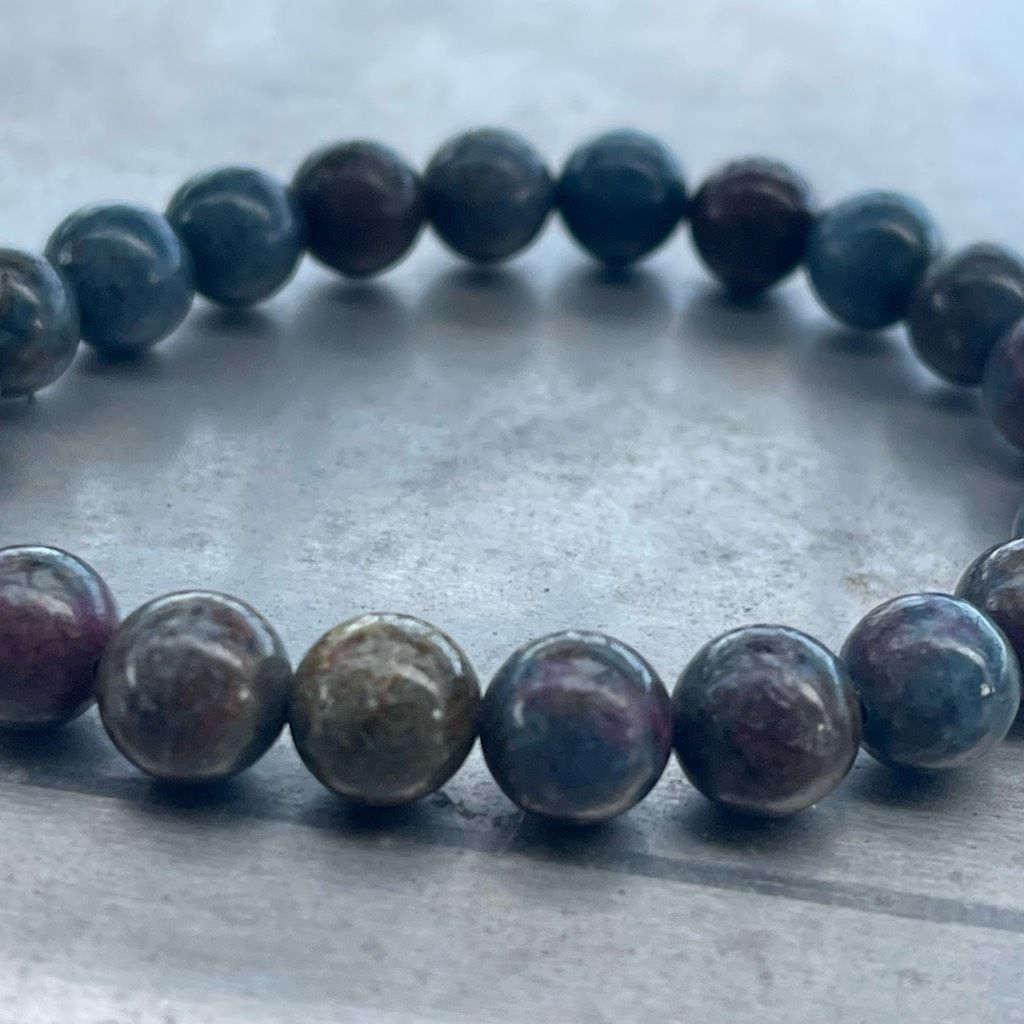 Other Ruby in Fuchsite beaded bracelet 6.75” crystal healing emoti Size ONE SIZE - 10 Thumbnail