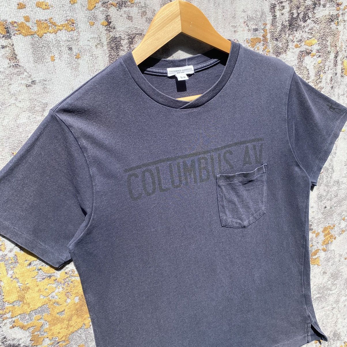 Engineered Garments Engineered Garments New York Pocket Tee Spellout Columbus AV Size US S / EU 44-46 / 1 - 5 Thumbnail