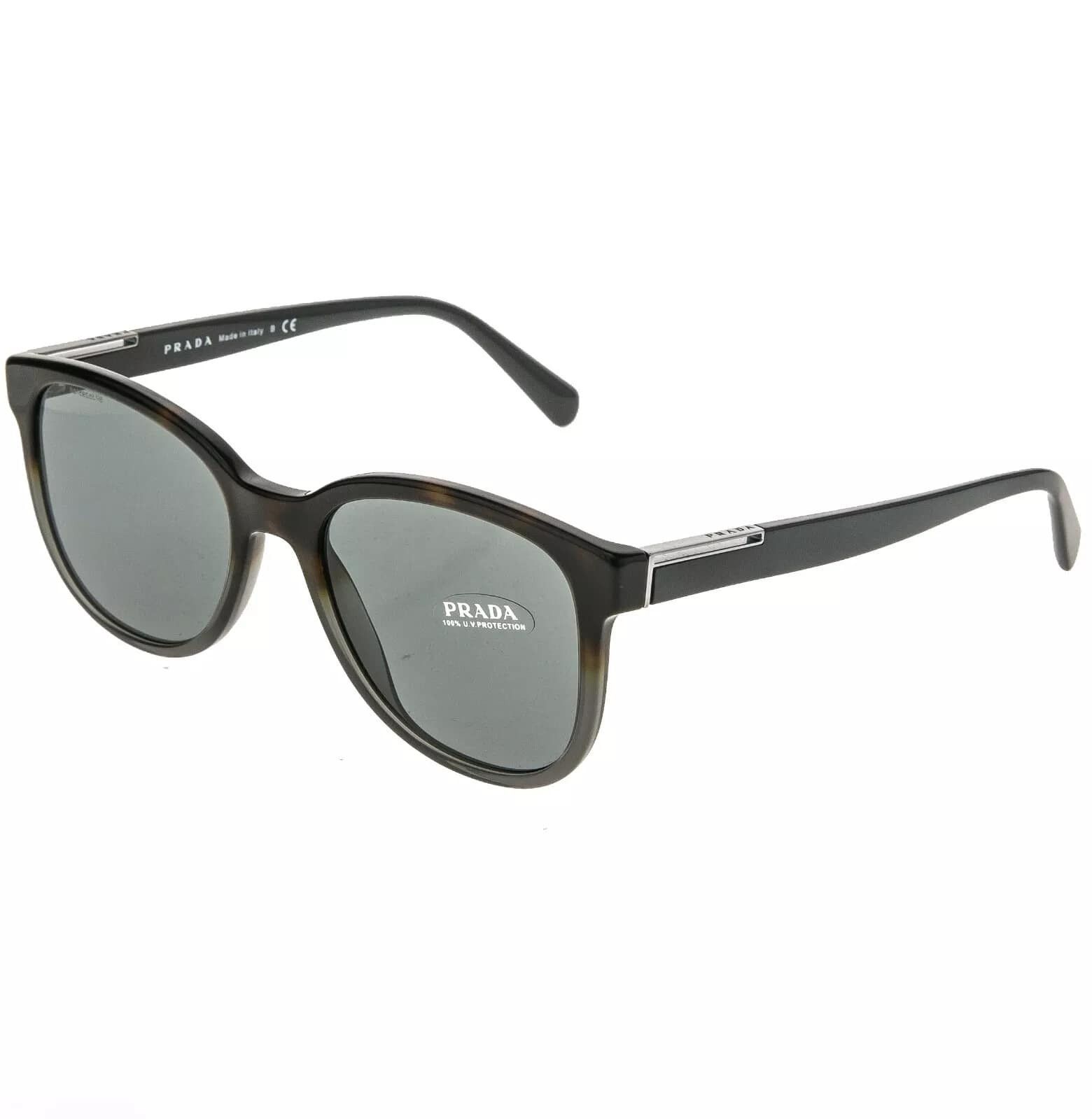 Prada PRADA Pilot 08U Black Gray Authentic Logo Sunglasses PR08US Size ONE SIZE - 10 Thumbnail