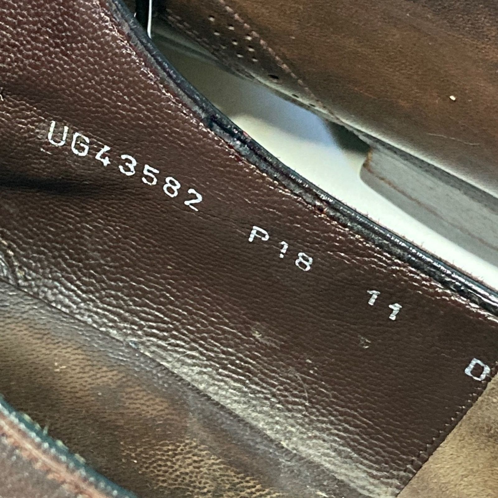 Salvatore Ferragamo Men’s Size 11 Ferragamo Shoes Brown Leather - FLAWS and WEAR Size US 11 / EU 44 - 6 Thumbnail