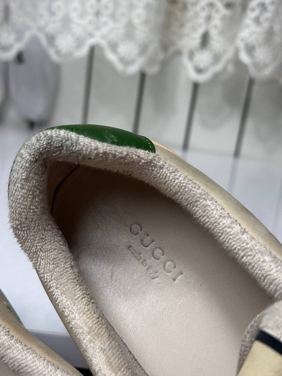 Gucci Gucci Screener Leather GG Canvas Double G Logo Sneakers Size US 5.5 / IT 35.5 - 20 Thumbnail