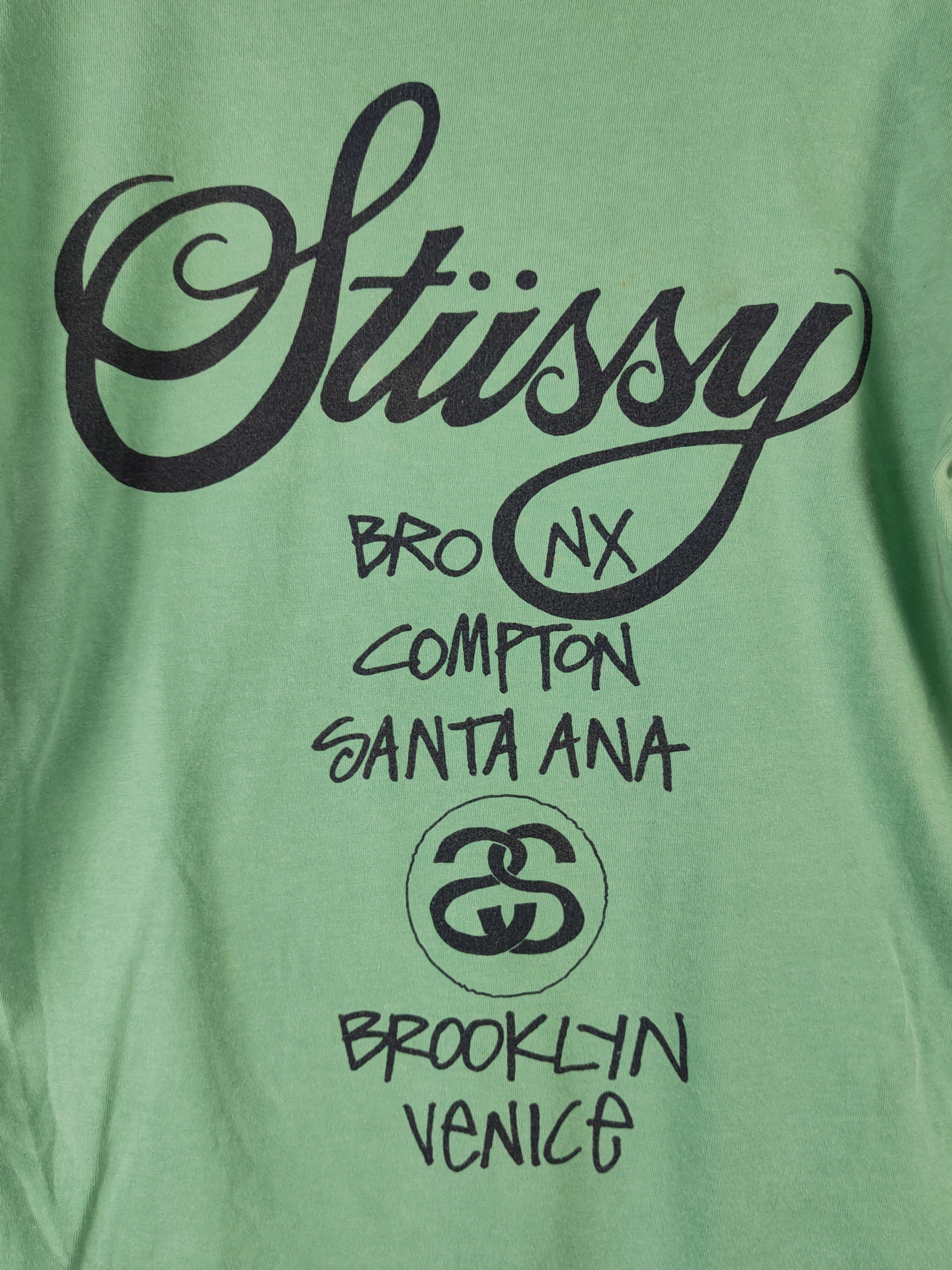 Stussy DL Stussy Turquoise Short Sleeve T-shirt #1452 Size US S / EU 44-46 / 1 - 8 Thumbnail