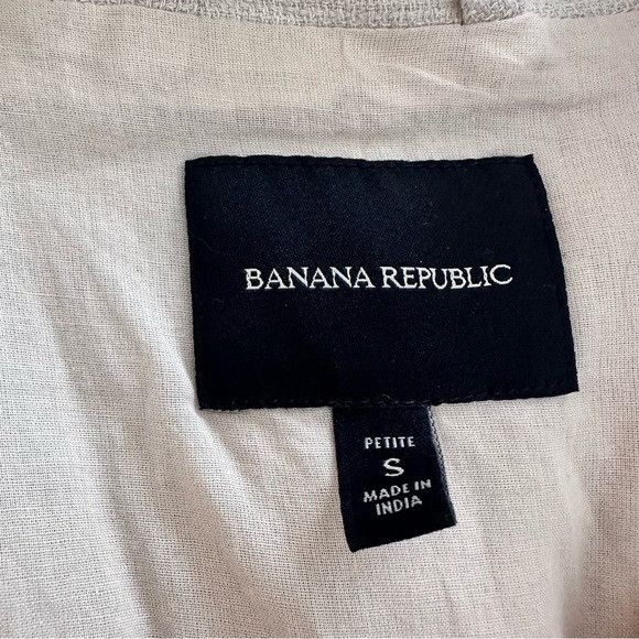 Banana Republic Banana Republic French Utility Field Textured Jacket Oyster Size S / US 4 / IT 40 - 6 Thumbnail