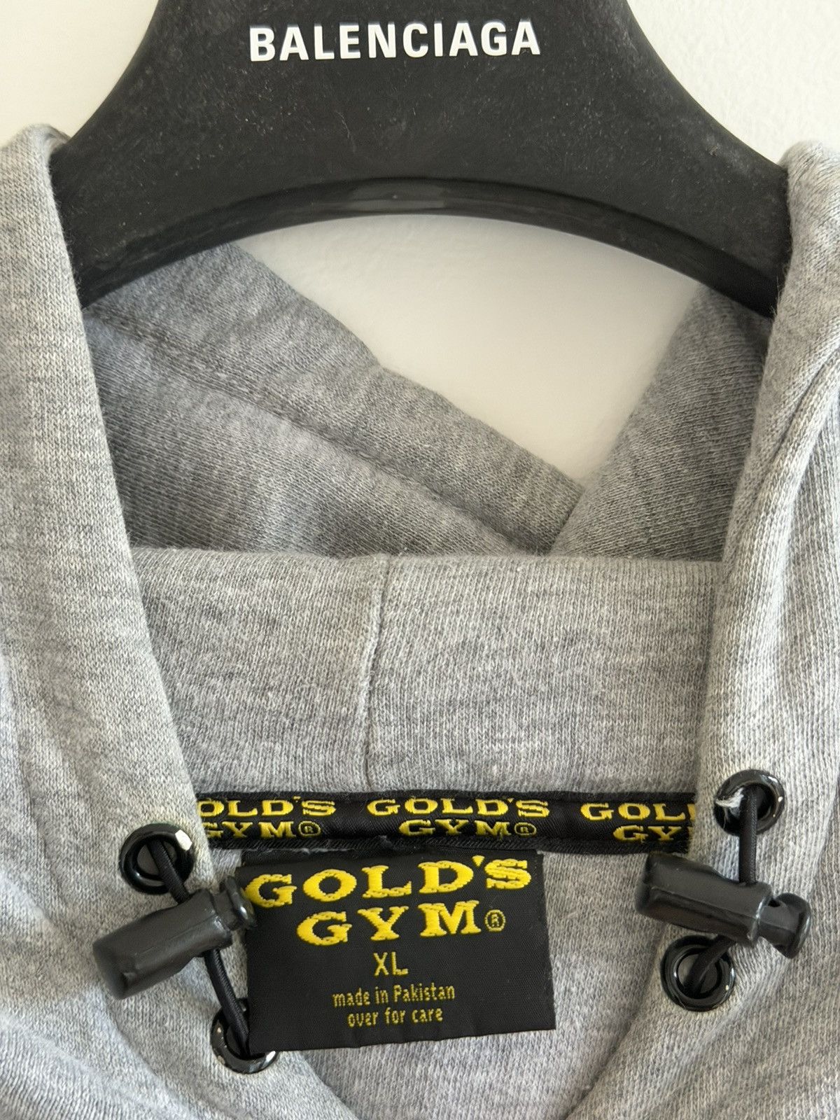 Vintage *RARE* GOLD’S GYM Y2K 00s HOODIE BODYBUILDING TRAINING Size US XL / EU 56 / 4 - 4 Thumbnail