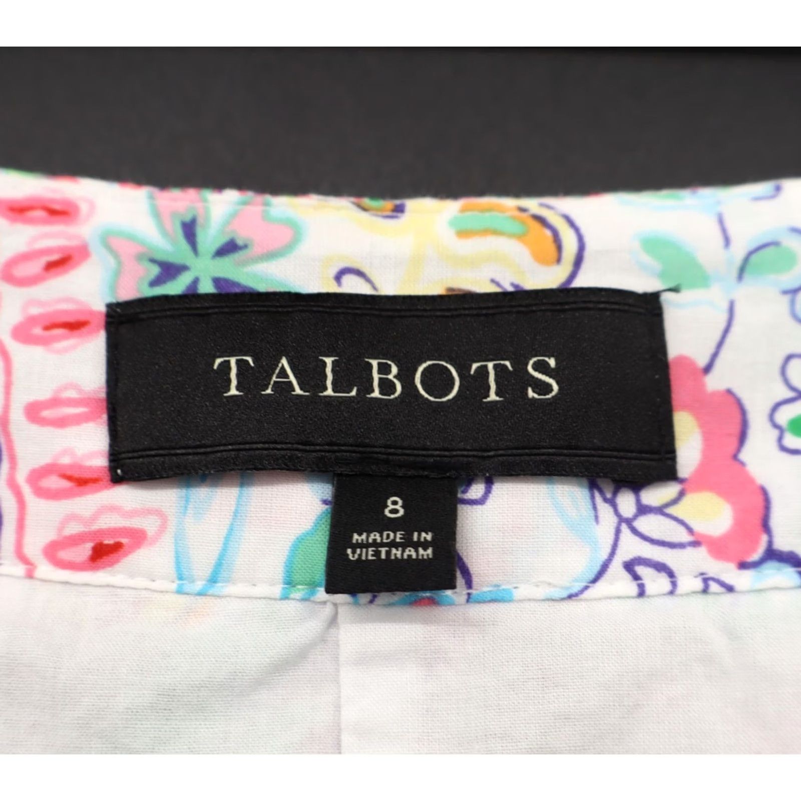 Talbots Talbots Women's Midi Skirt 8 Festive Floral Paisley Pleated Summer Size 30" / US 8 / IT 44 - 4 Thumbnail