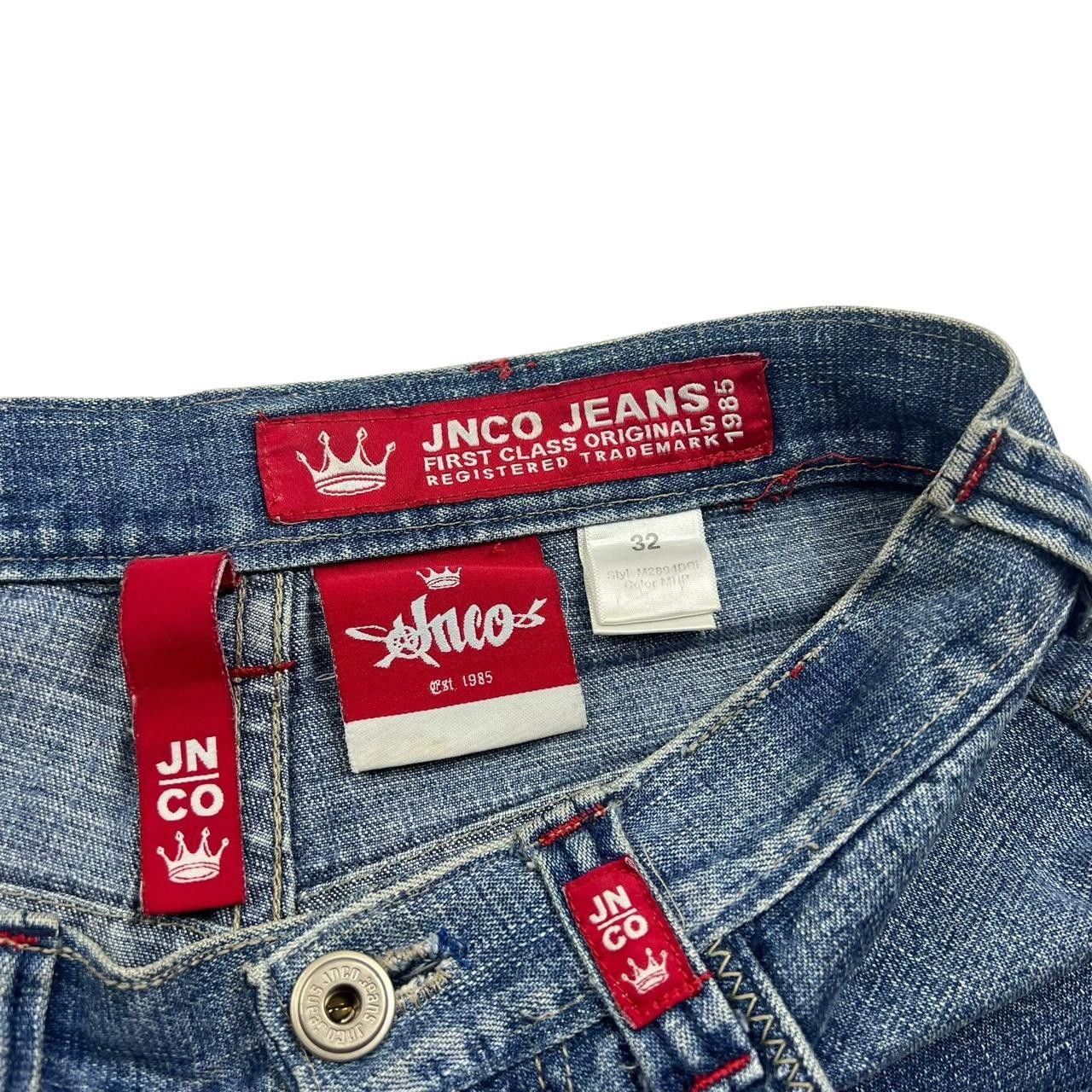 JNCO Vintage Jnco Skull Carpenter Denim Shorts / Jorts - Waist 29 Size US 29 - 7 Thumbnail