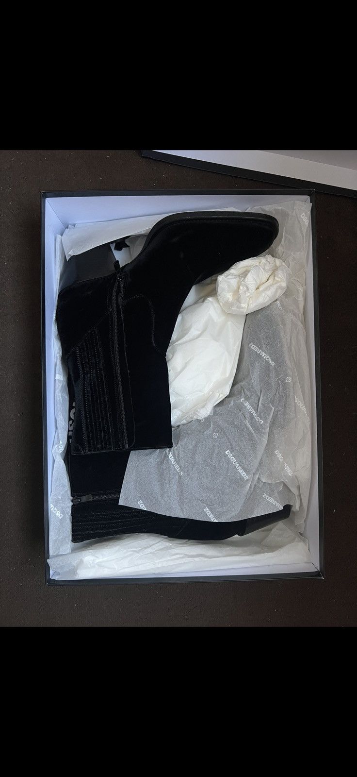 Dsquared2 Dsquared2 velvet boots size 42 new with box Size US 9 / EU 42 - 3 Thumbnail